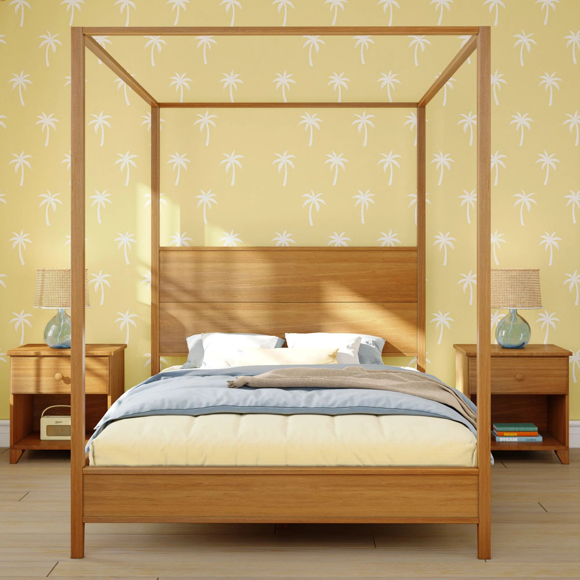 Dylan Queen Canopy Bed - Image 4