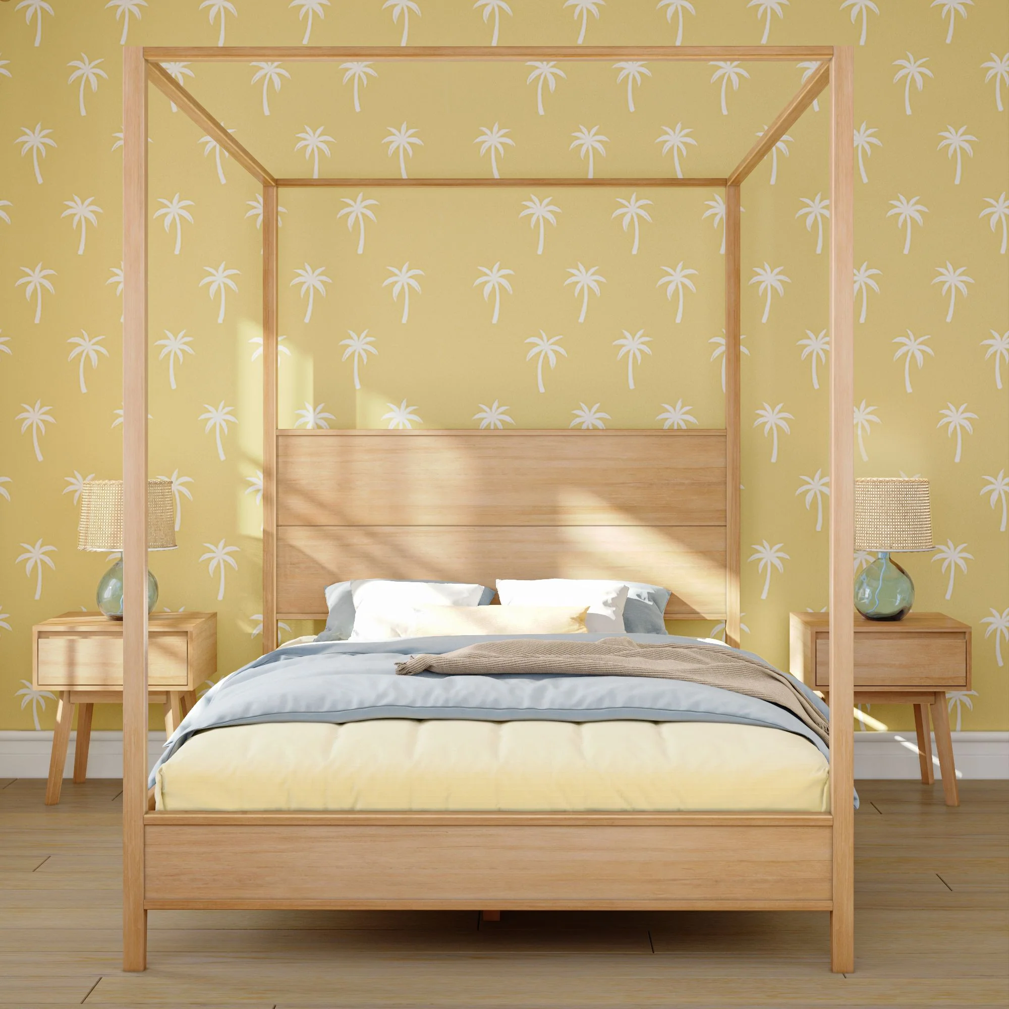 Dylan Queen Canopy Bed - Image 5