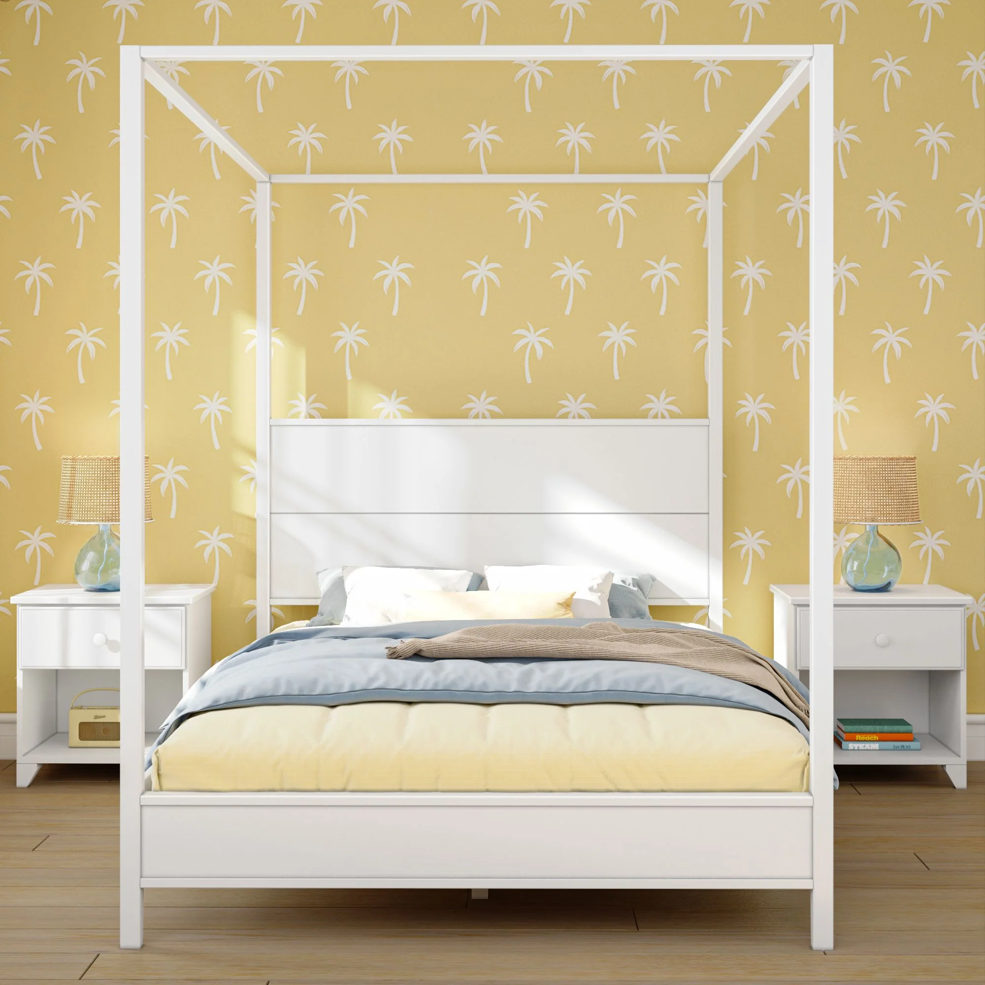Dylan Queen Canopy Bed - Image 6