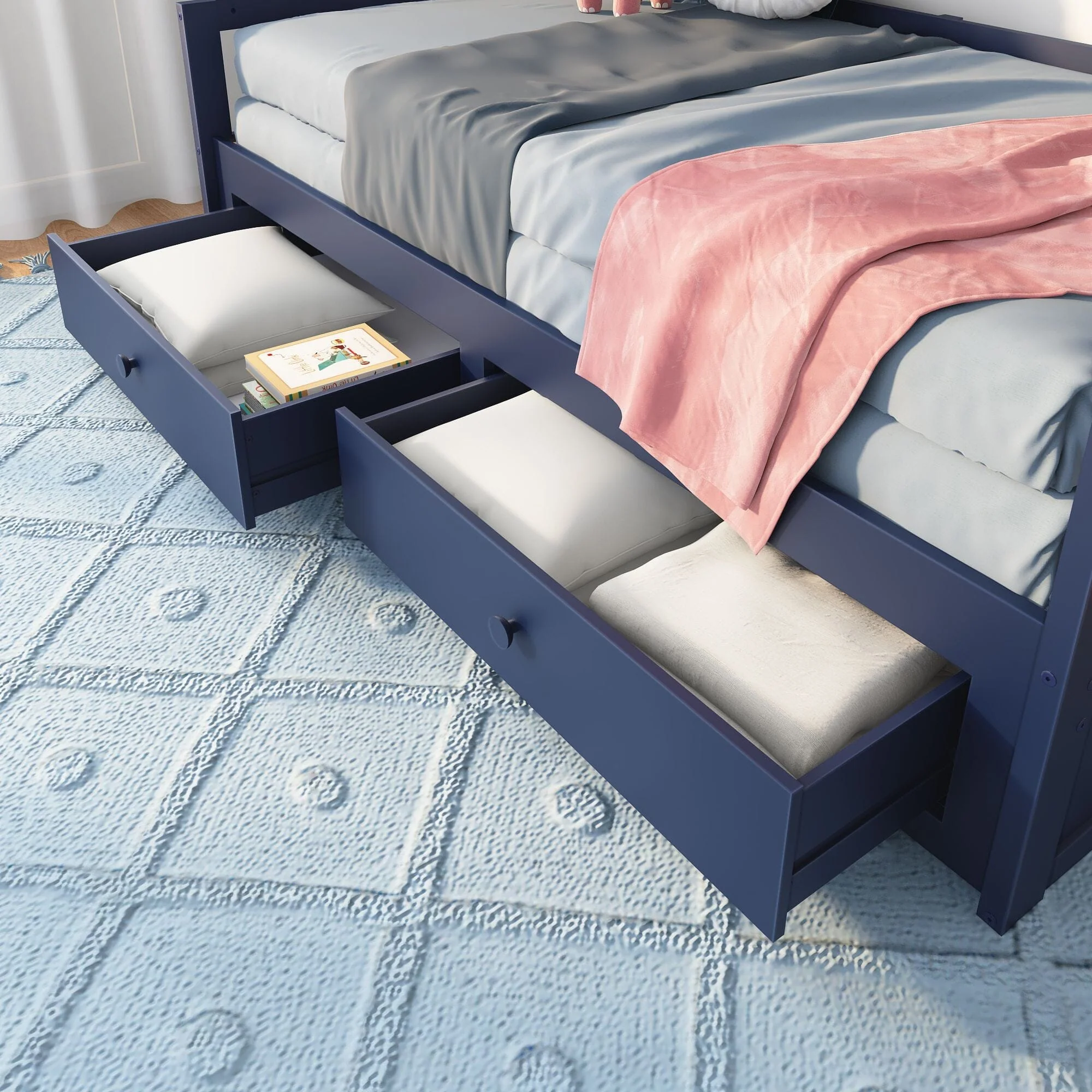 Elizabeth Twin to King Daybed With Storage Drawers - Image 14