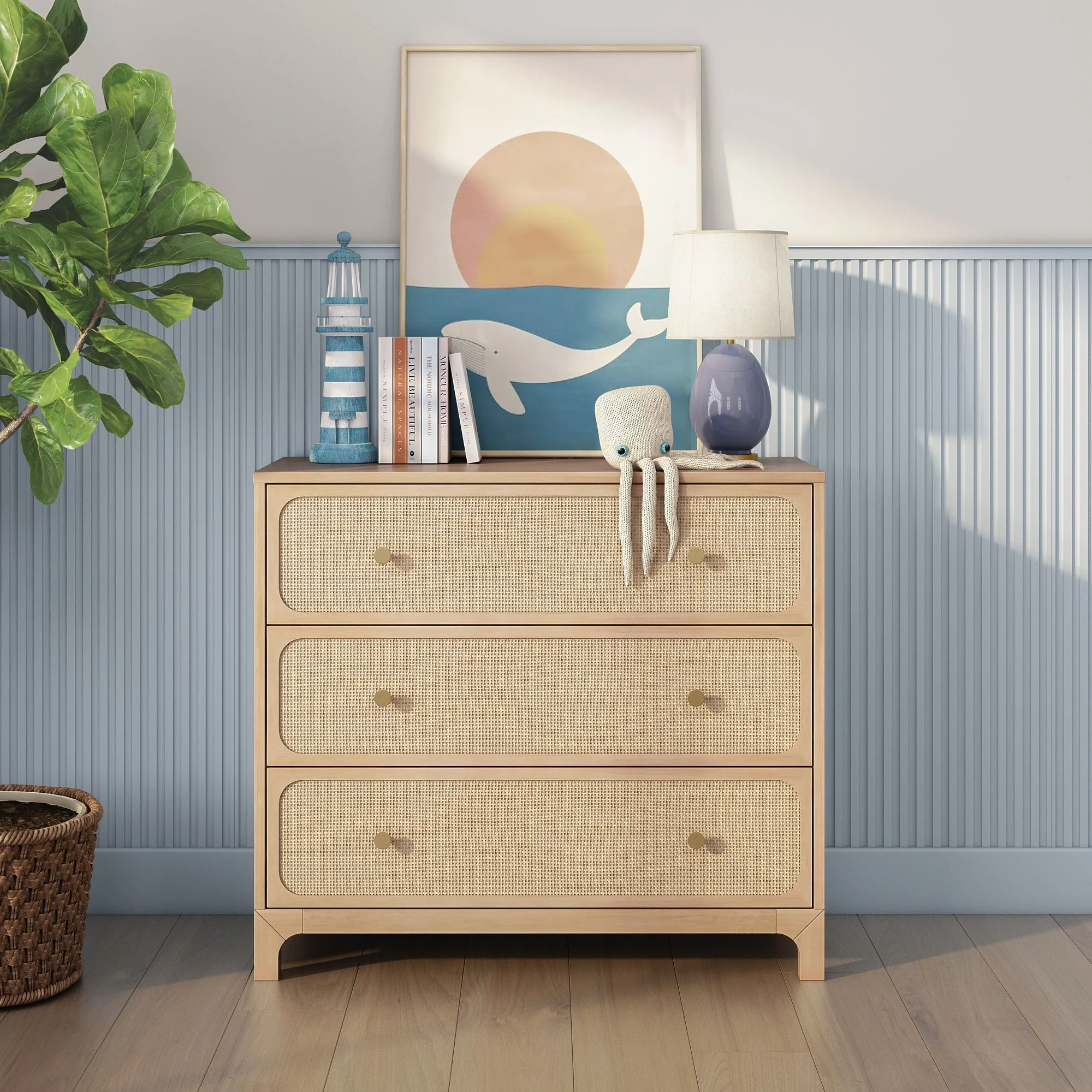 Ellis 3-Drawer Dresser - Image 4