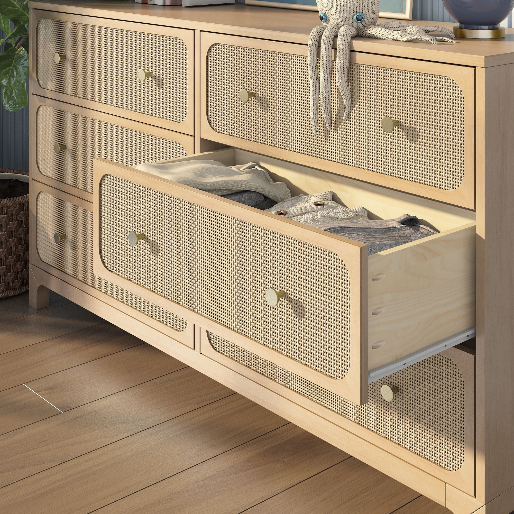 Ellis 6-Drawer Dresser - Image 11