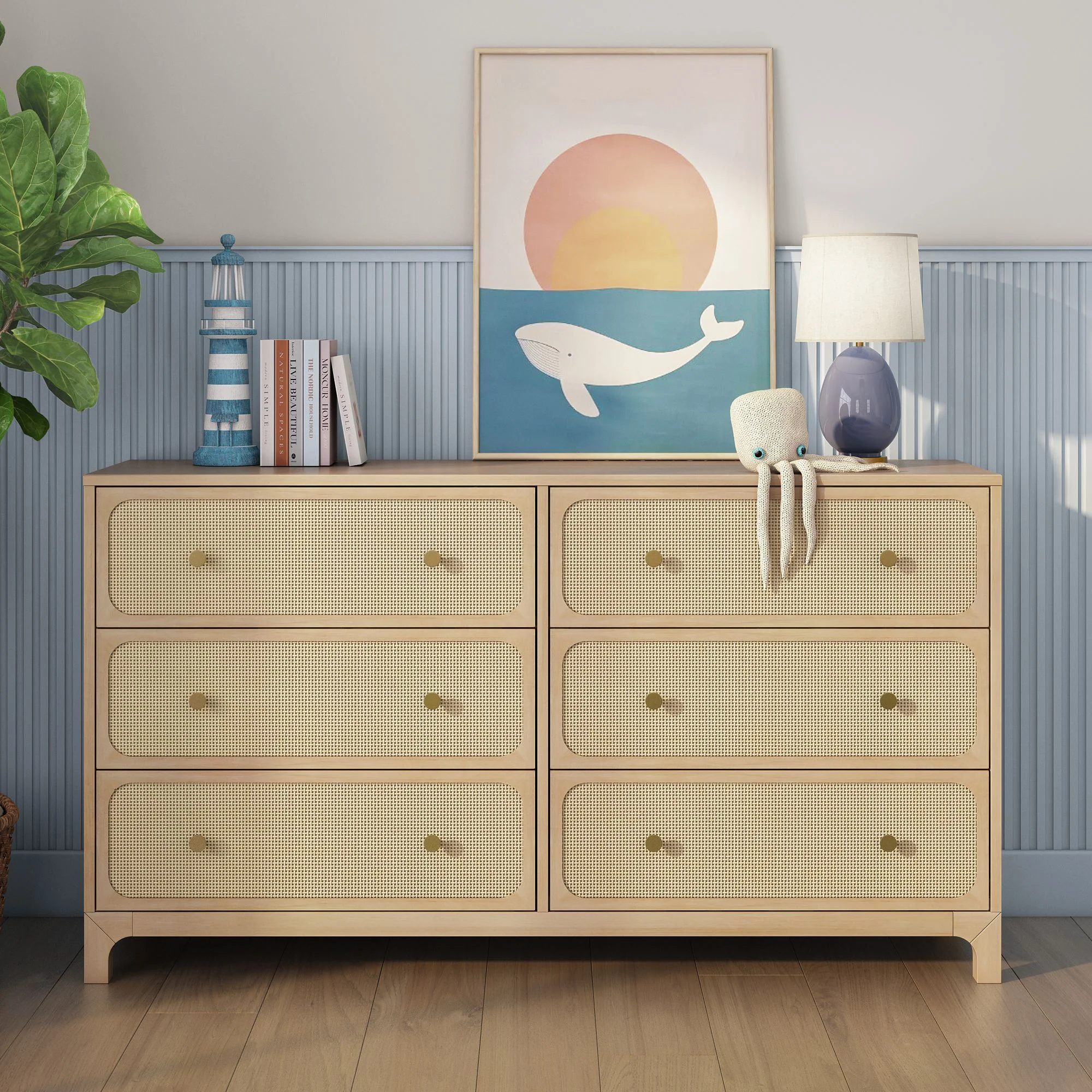 Ellis 6-Drawer Dresser - Image 4