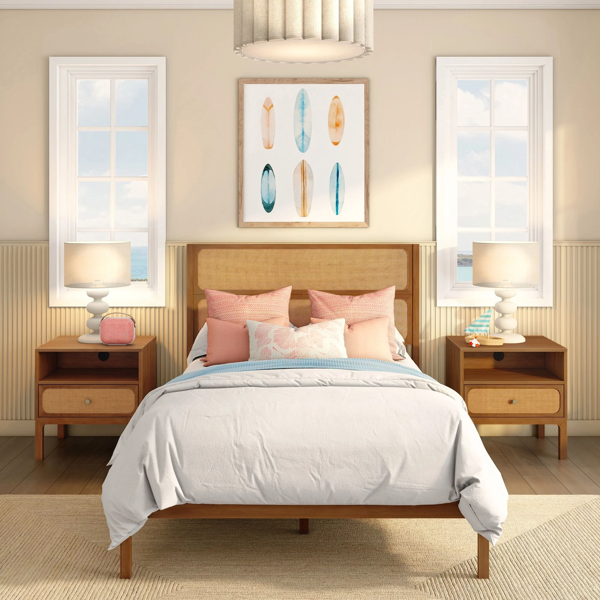 Ellis Nightstand With Charging Station - Image 12