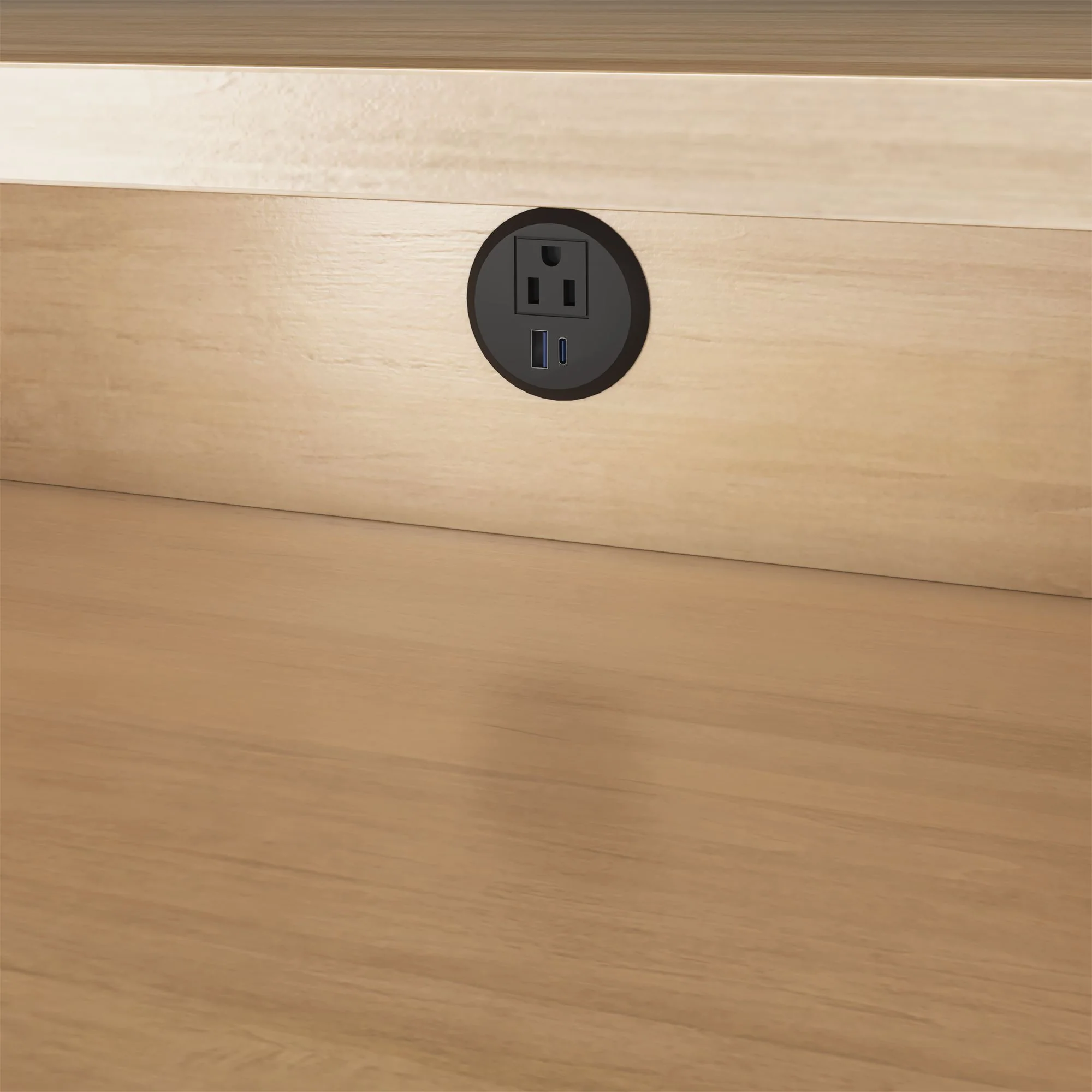 Ellis Nightstand With Charging Station - Image 17