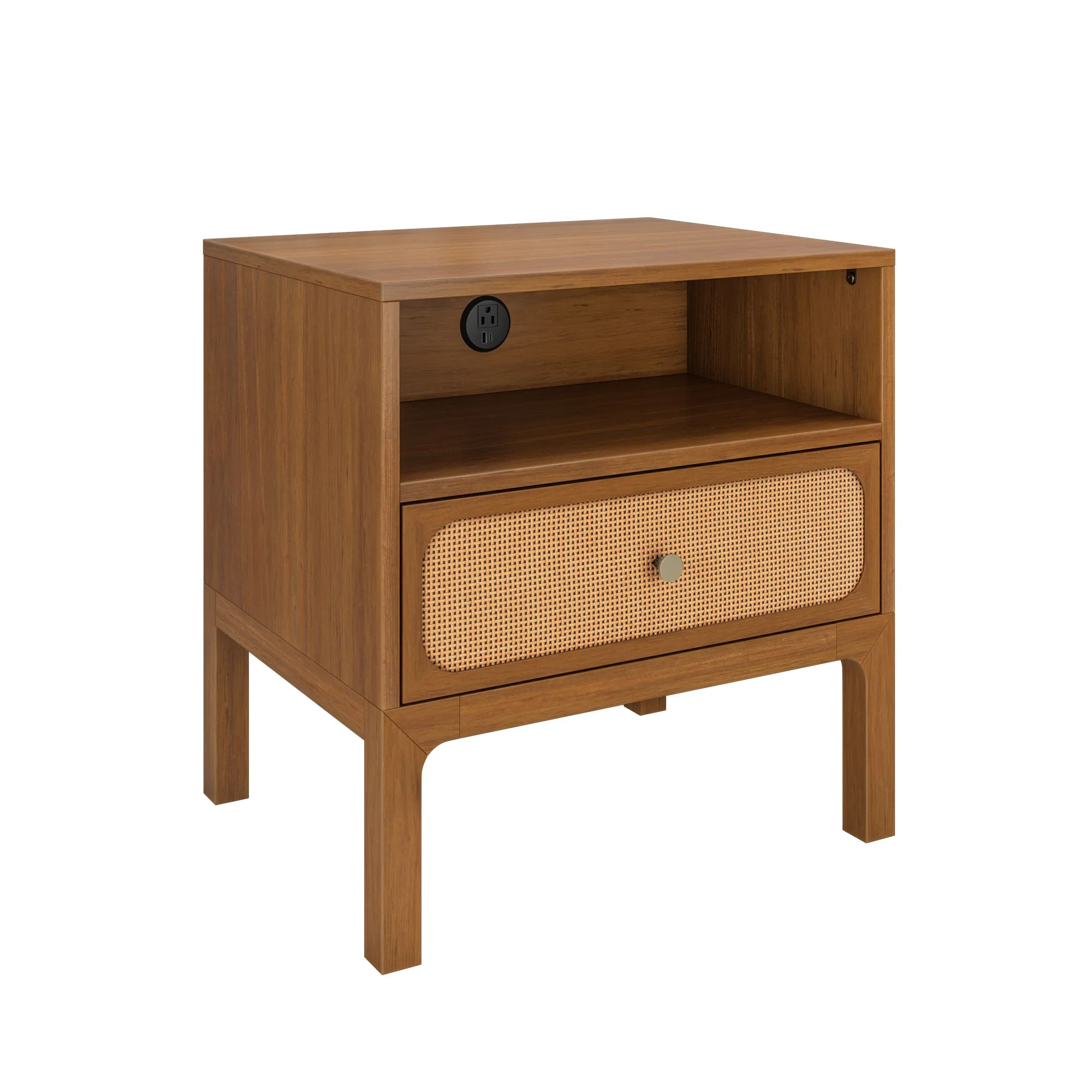 Ellis Nightstand With Charging Station - Image 6