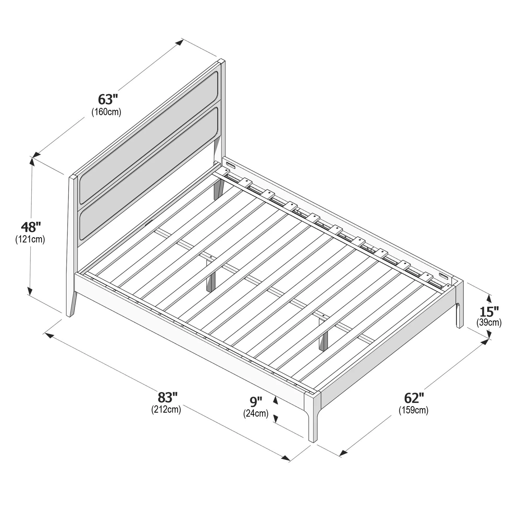 Ellis Queen Bed - Image 11