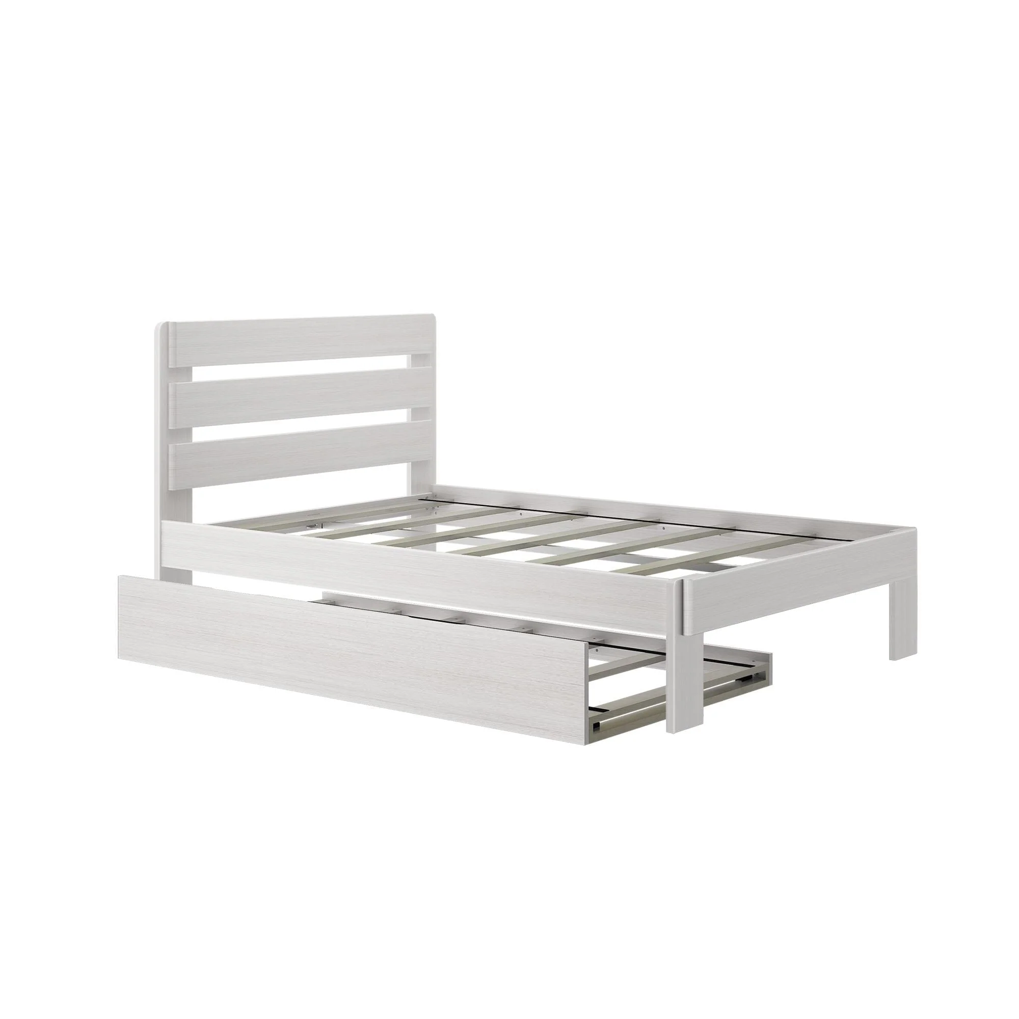 Modern Farmhouse Full Plank Bed With Trundle - Image 3