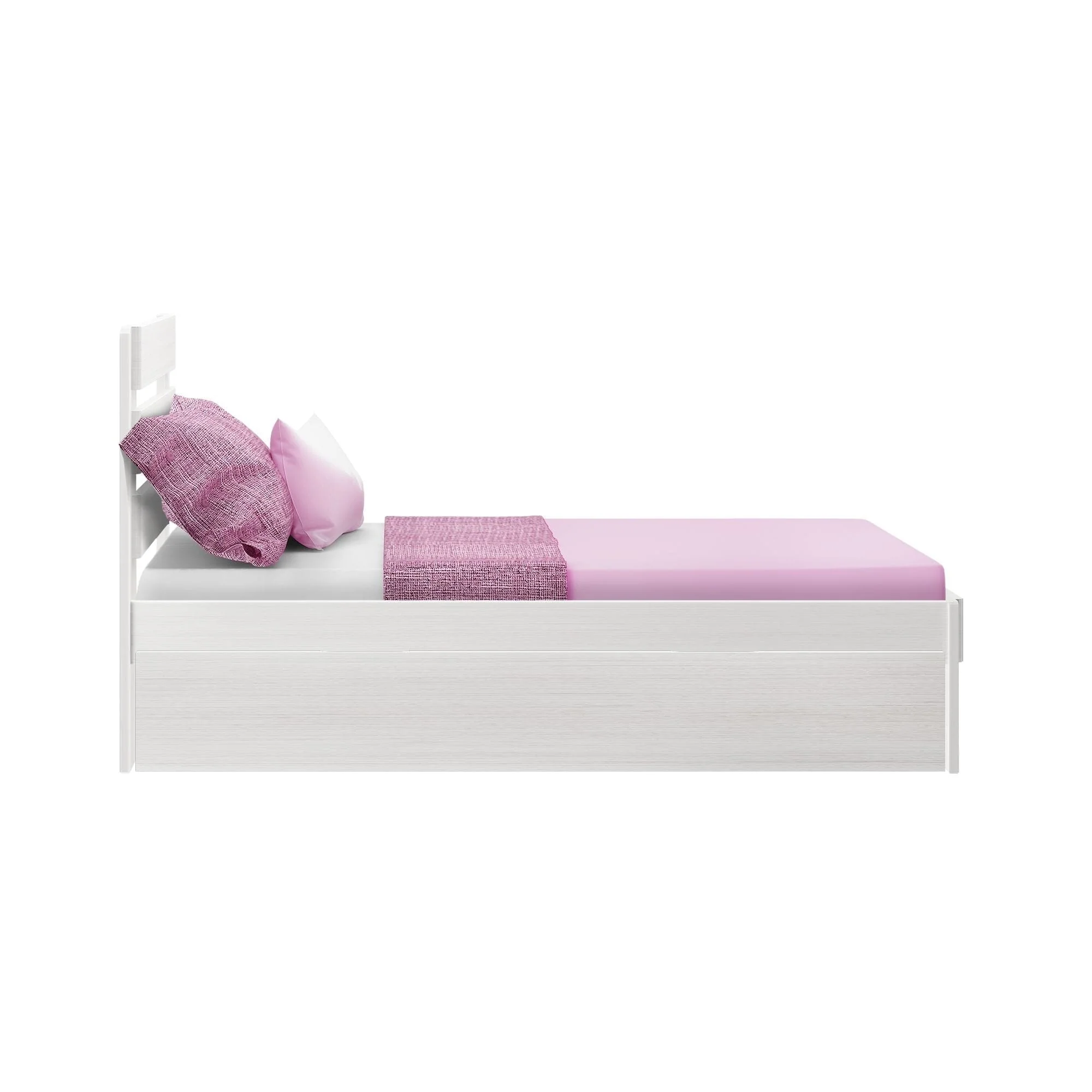 Modern Farmhouse Twin Plank Bed With Trundle - Image 5