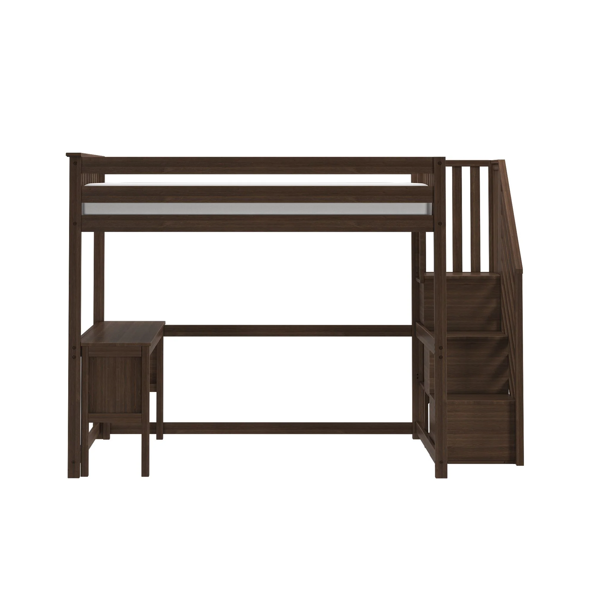 Full Loft Bed With Desk & Stairs - Image 11