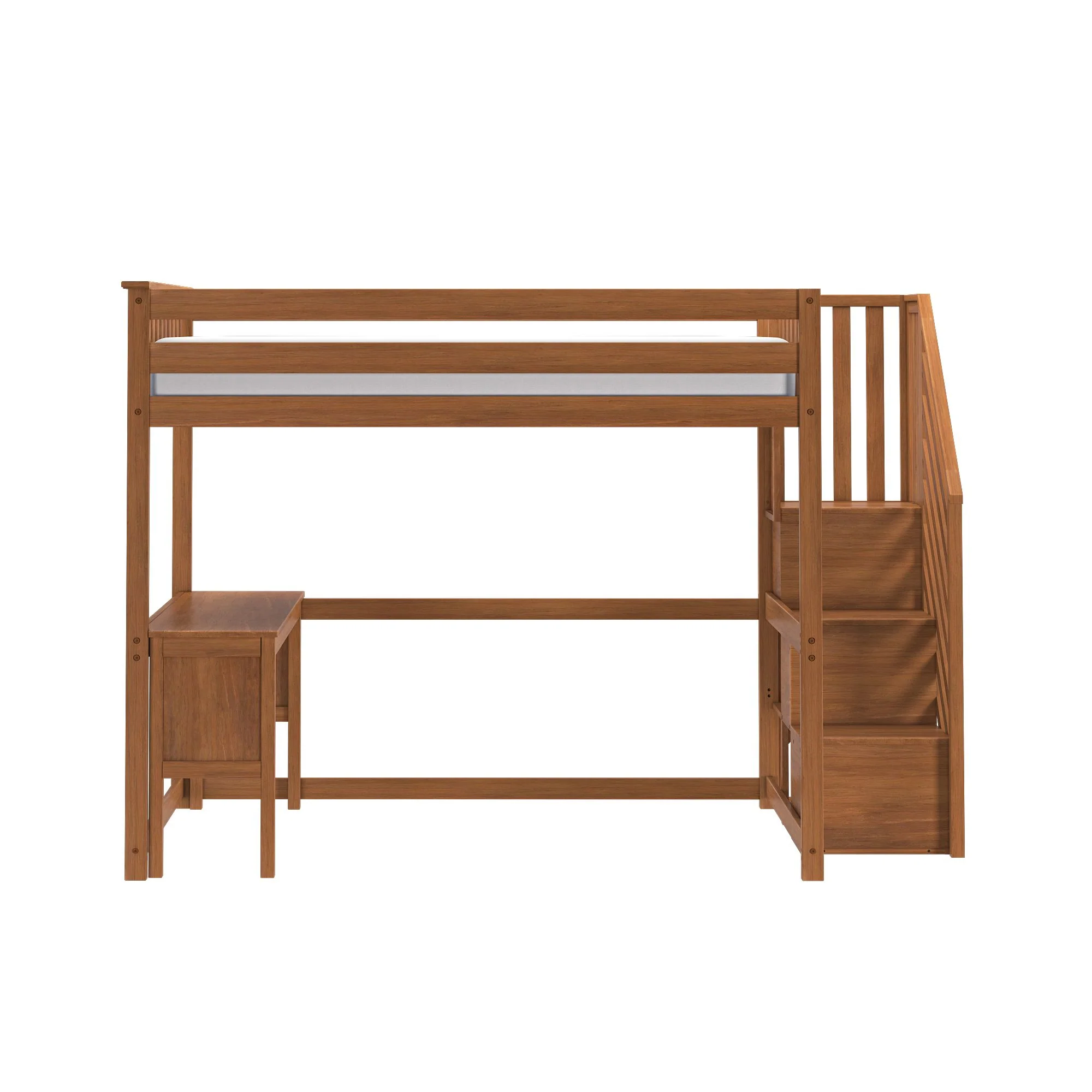 Full Loft Bed With Desk & Stairs - Image 12
