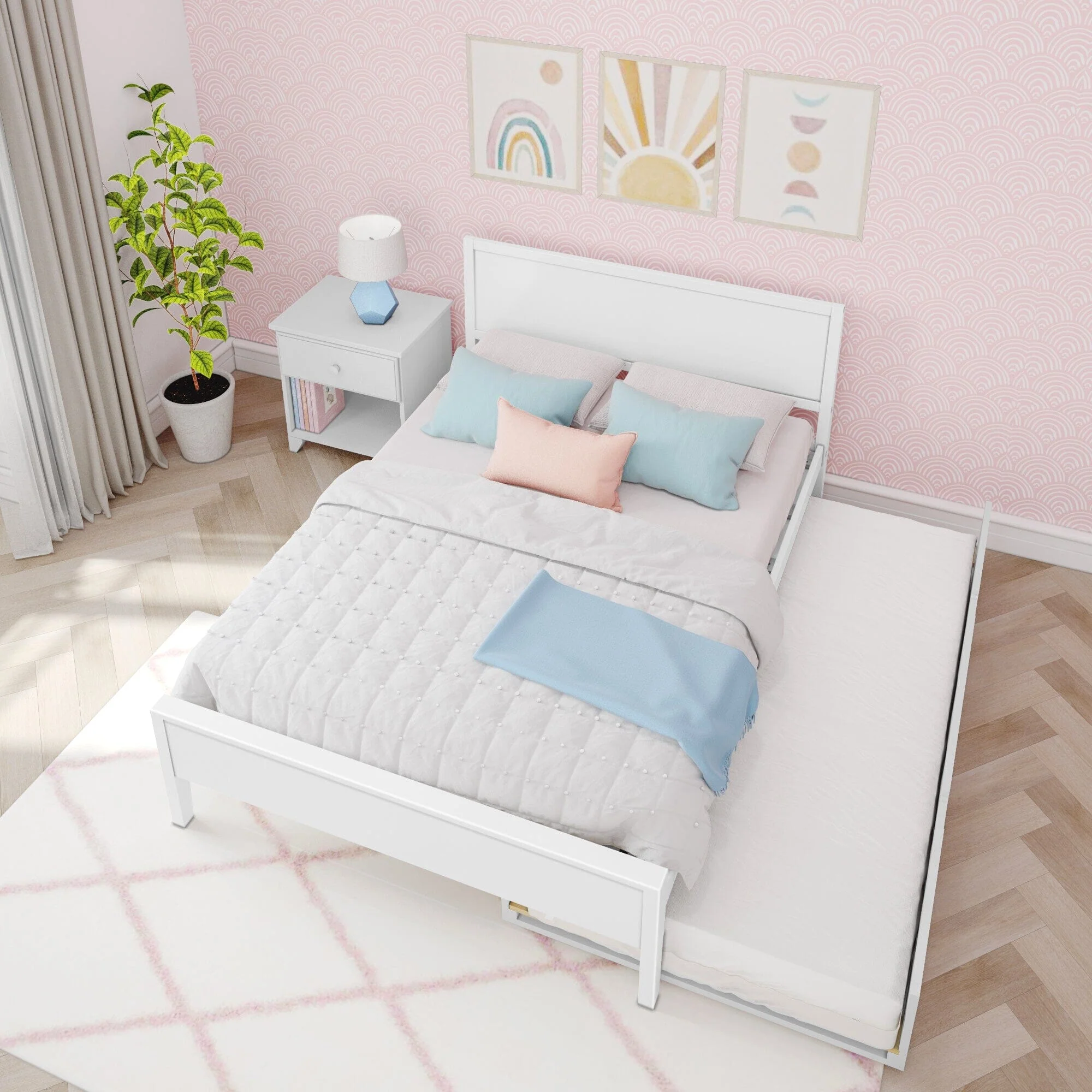 Full Panel Bed With Trundle - Image 16