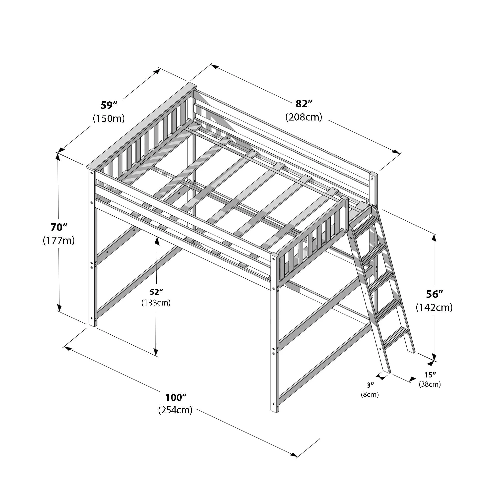 Full Loft Bed - Image 24
