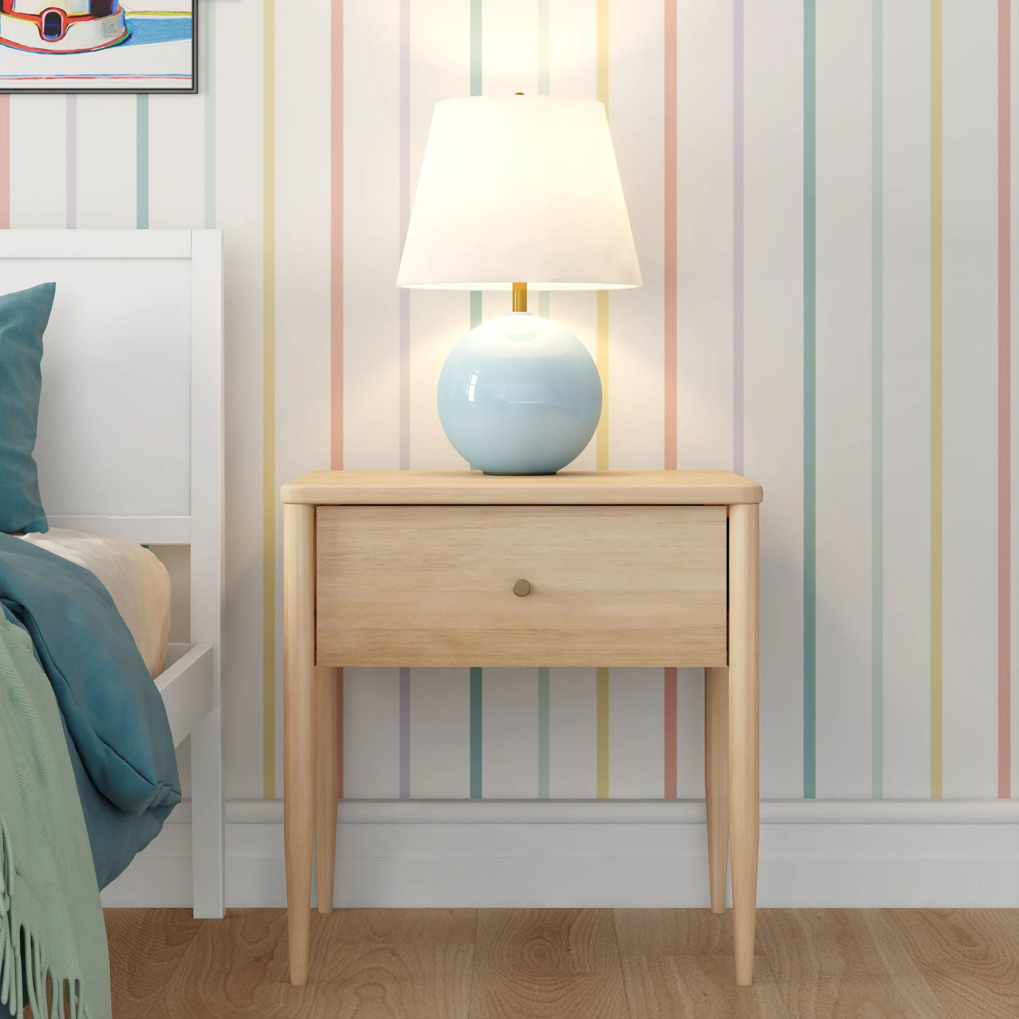 Hudson 1-Drawer Nightstand - Image 4