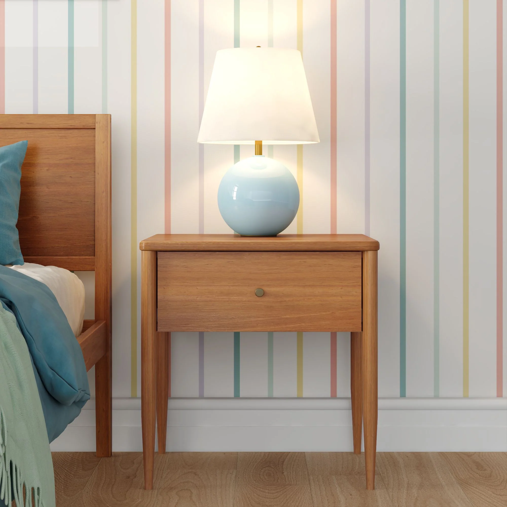 Hudson 1-Drawer Nightstand - Image 6