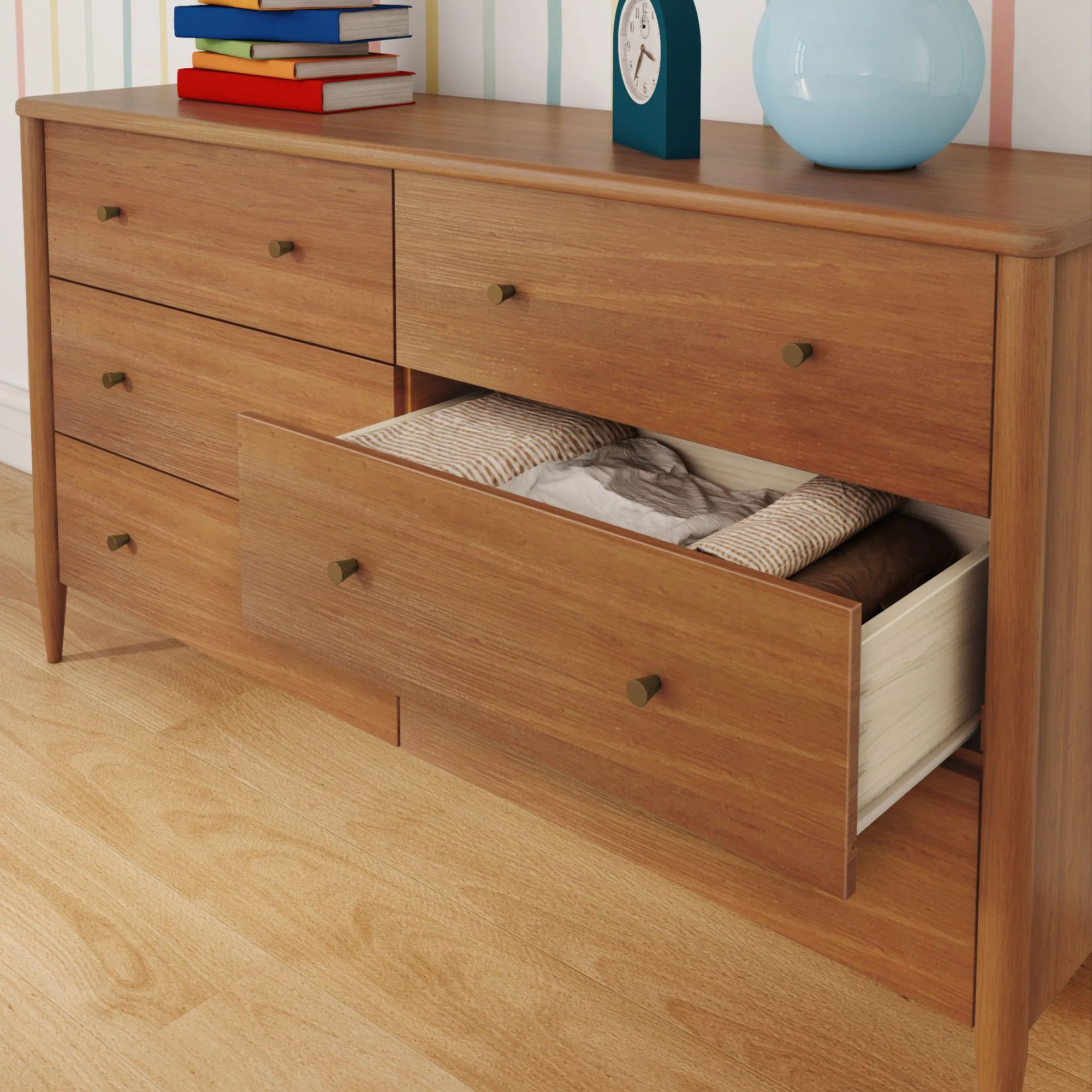 Hudson 6-Drawer Dresser - Image 15
