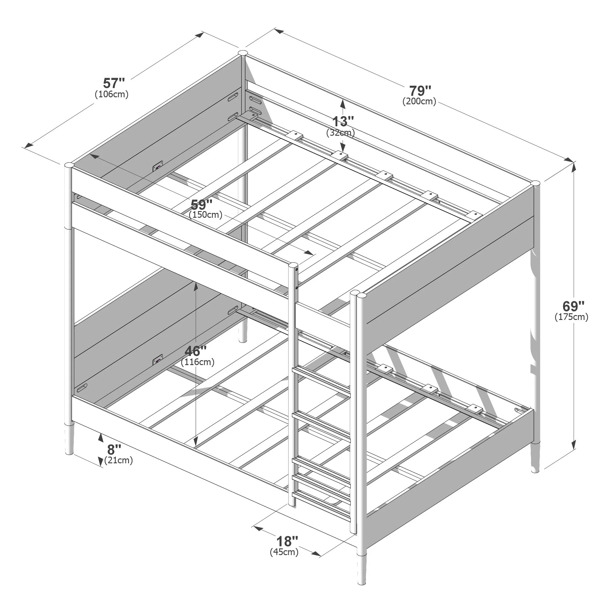 Hudson Full Over Full Bunk Bed - Image 12