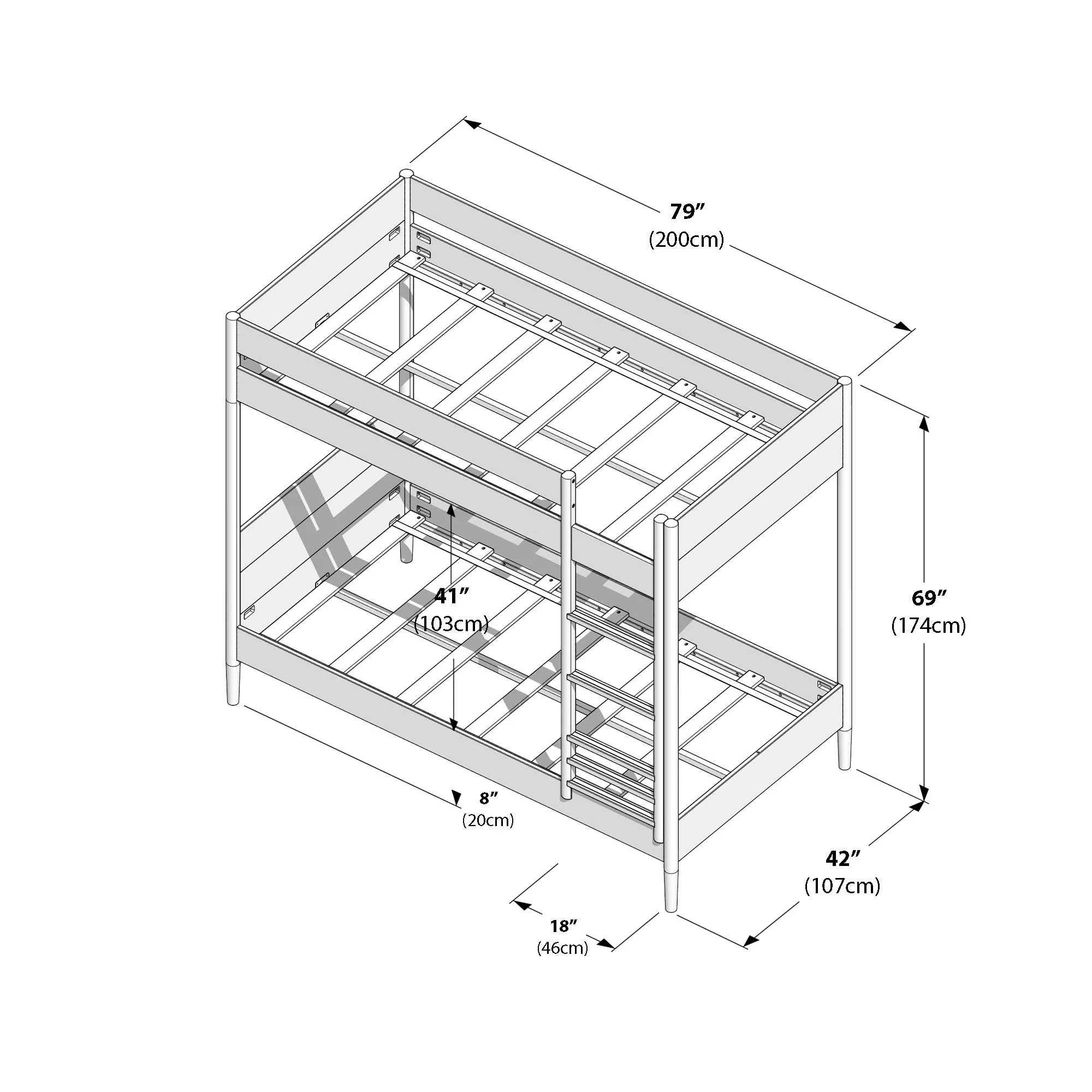 Hudson Twin Over Twin Bunk Bed - Image 30