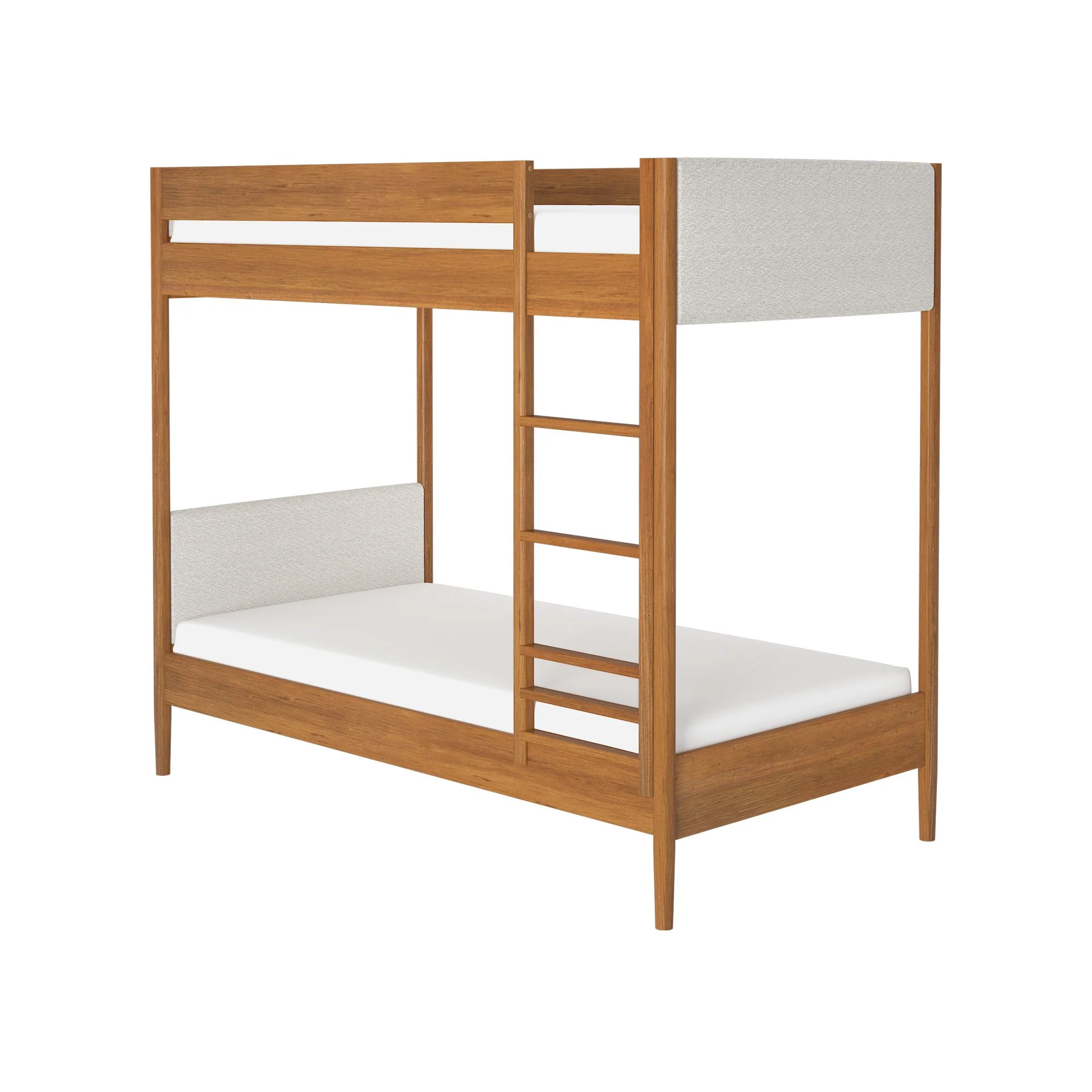 Hudson Upholstered Twin Over Twin Bunk Bed - Image 5