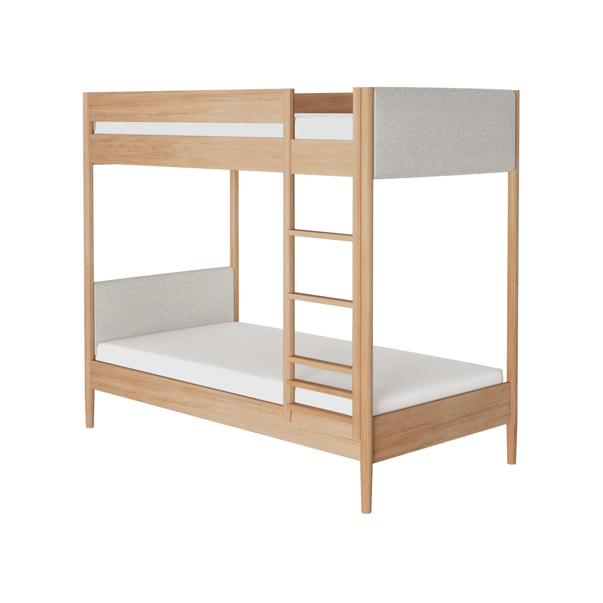 Hudson Upholstered Twin Over Twin Bunk Bed - Image 6