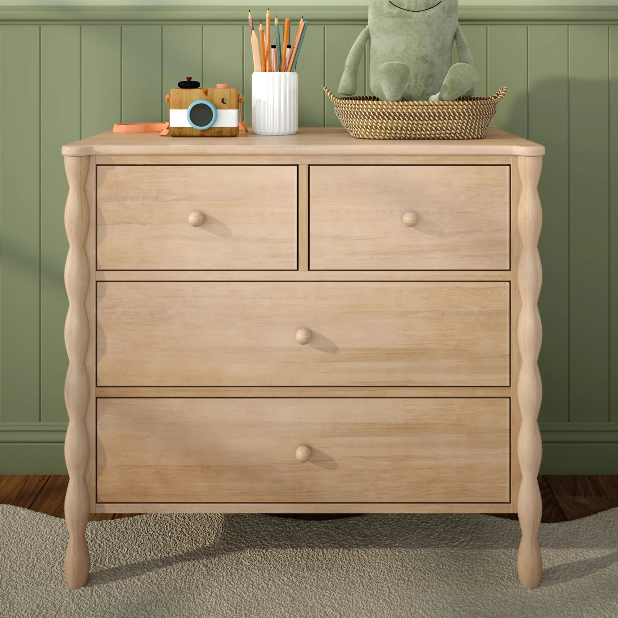 Jenny 4-Drawer Dresser - Image 6