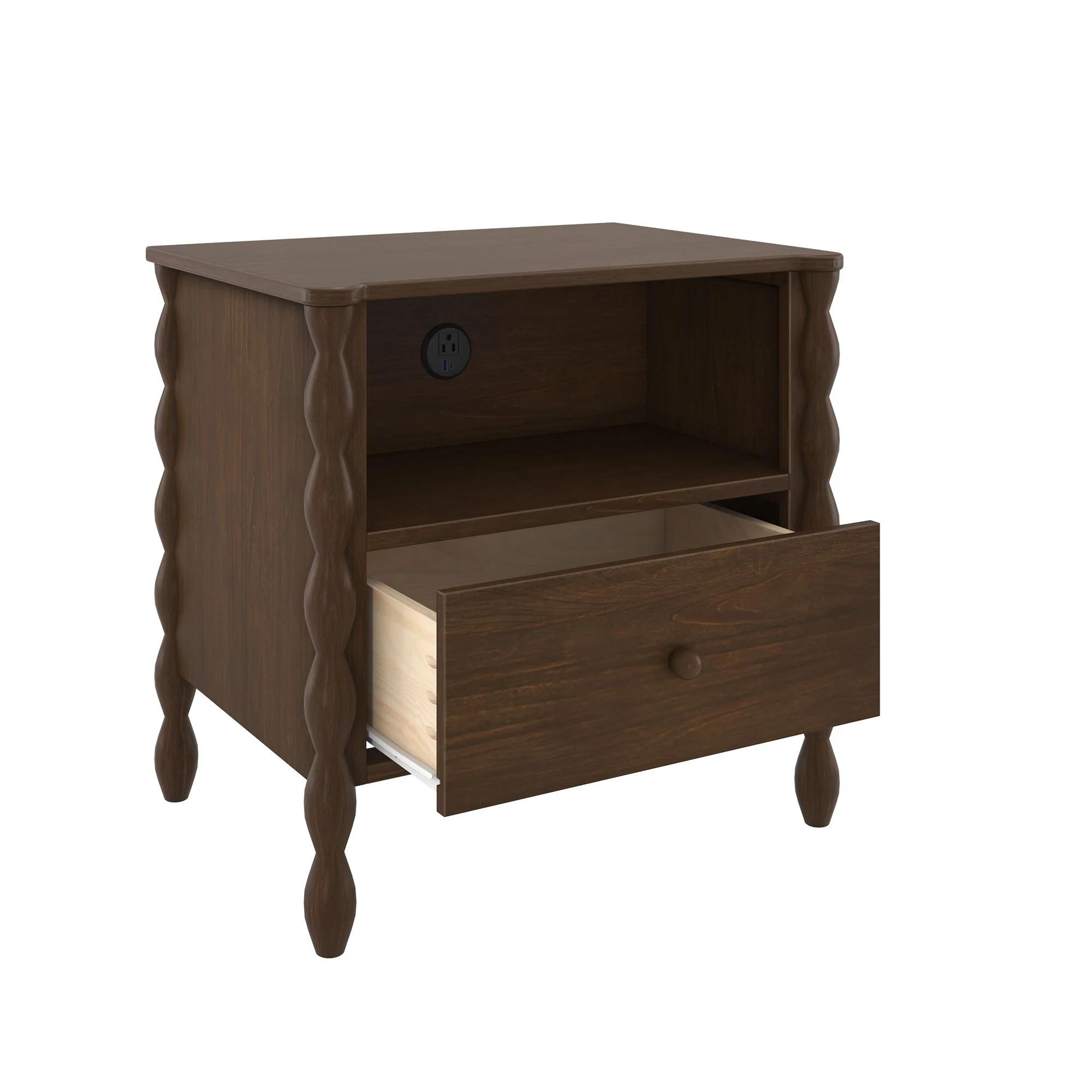 Jenny Nightstand With Charging Station - Image 13