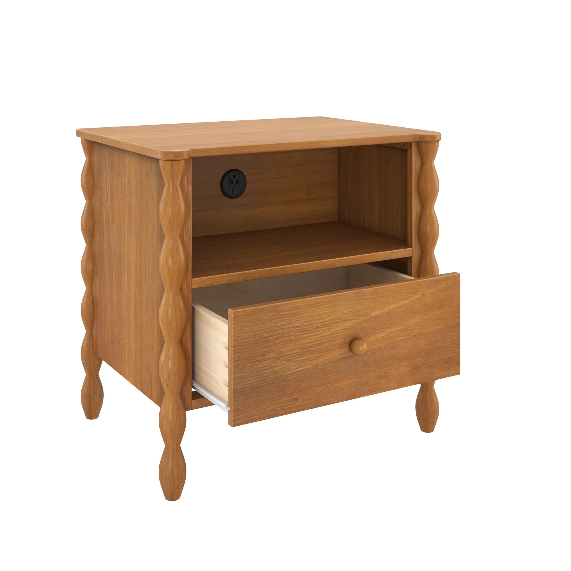 Jenny Nightstand With Charging Station - Image 15
