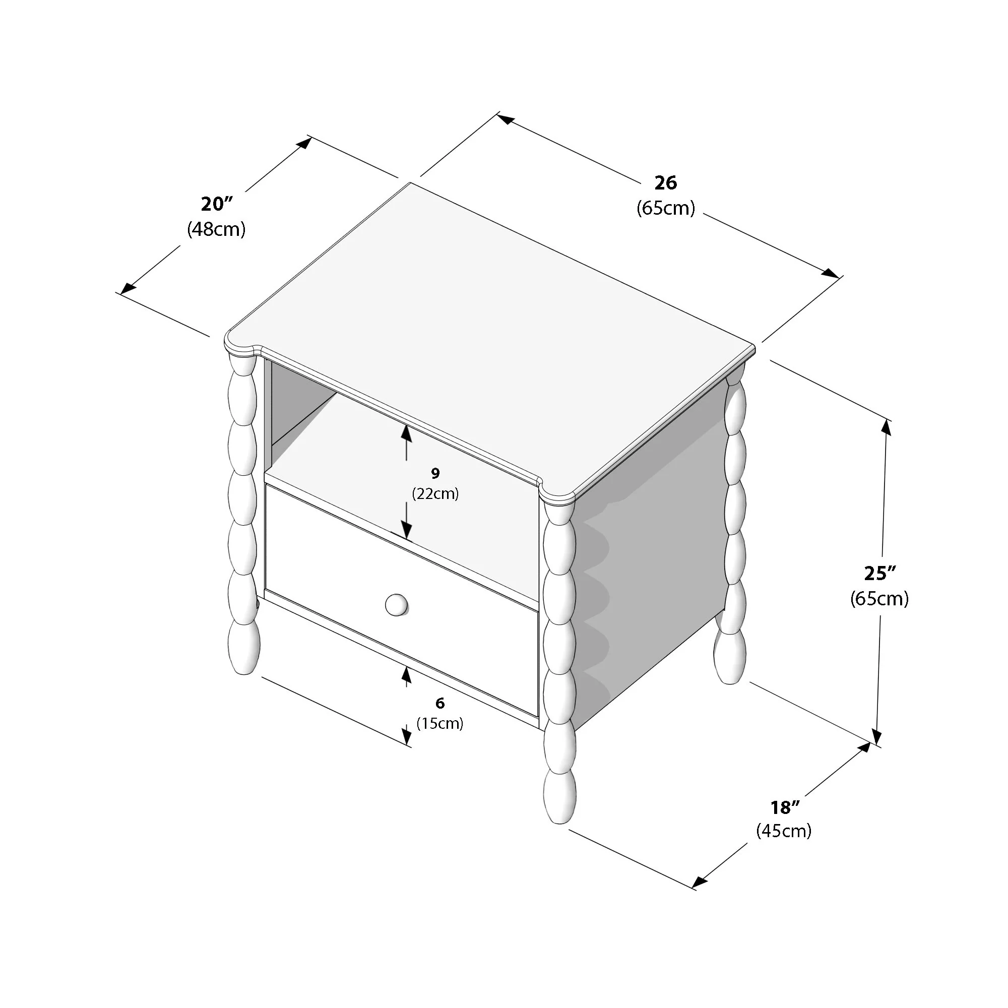 Jenny Nightstand With Charging Station - Image 38