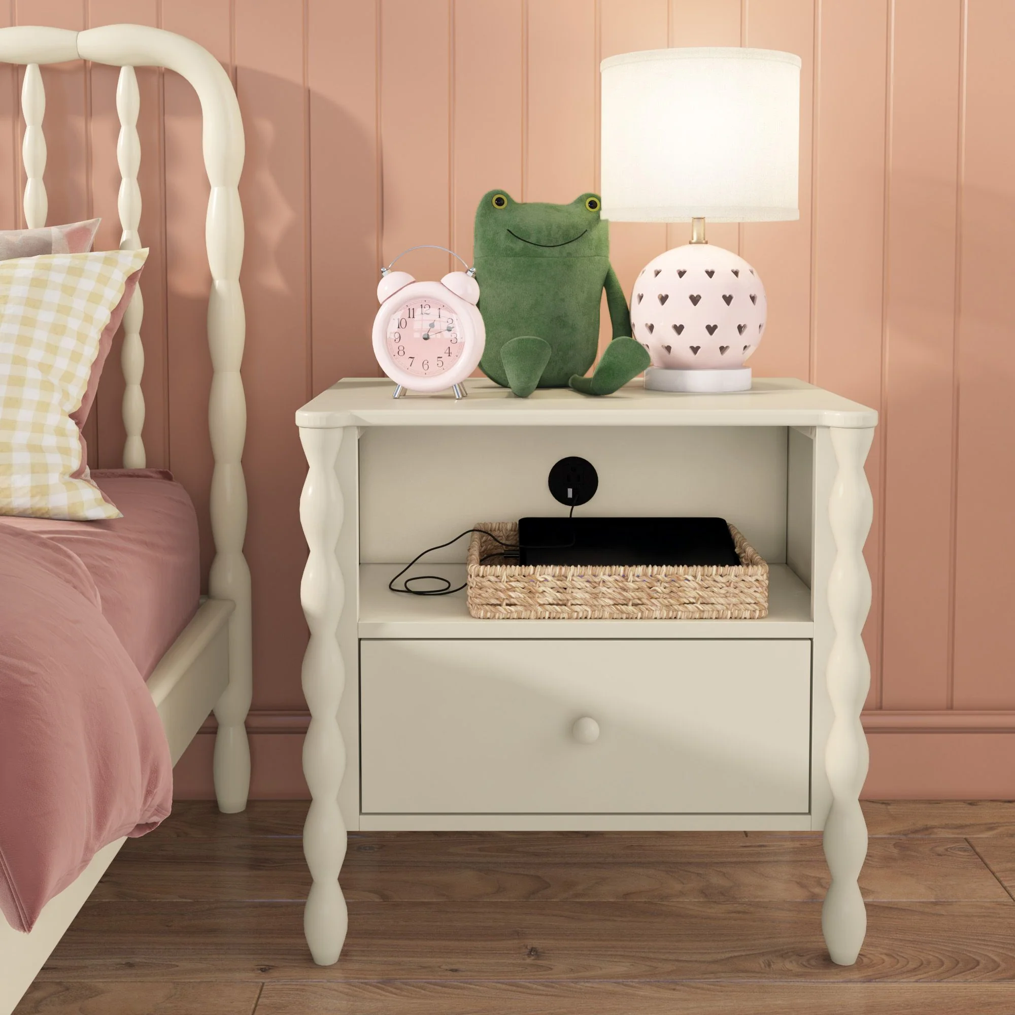 Jenny Nightstand With Charging Station - Image 8