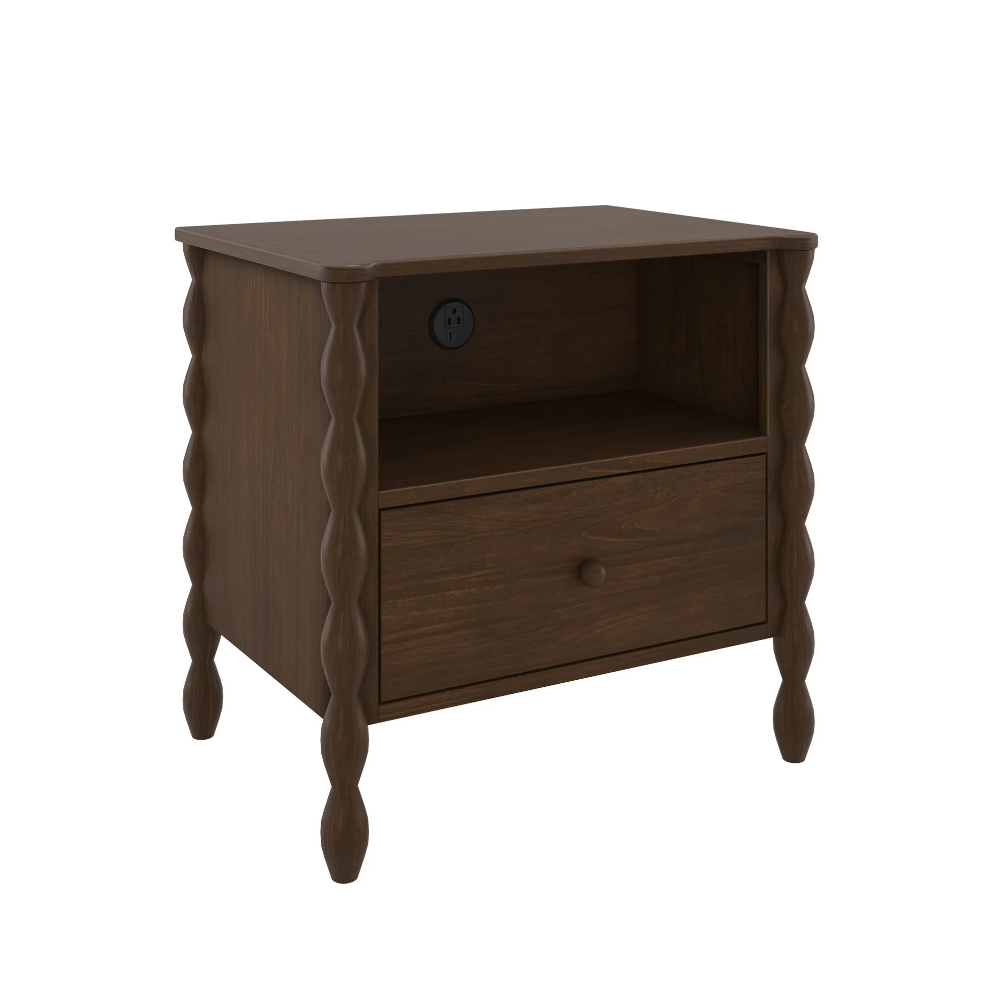 Jenny Nightstand With Charging Station - Image 9