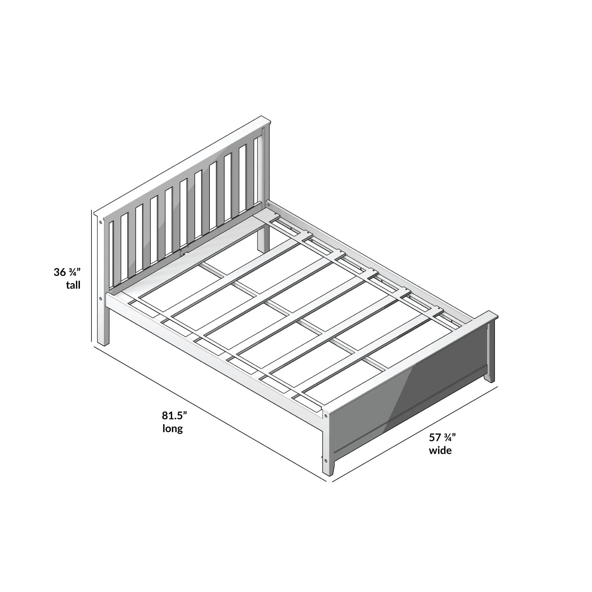 Full Slatted Bed - Image 40