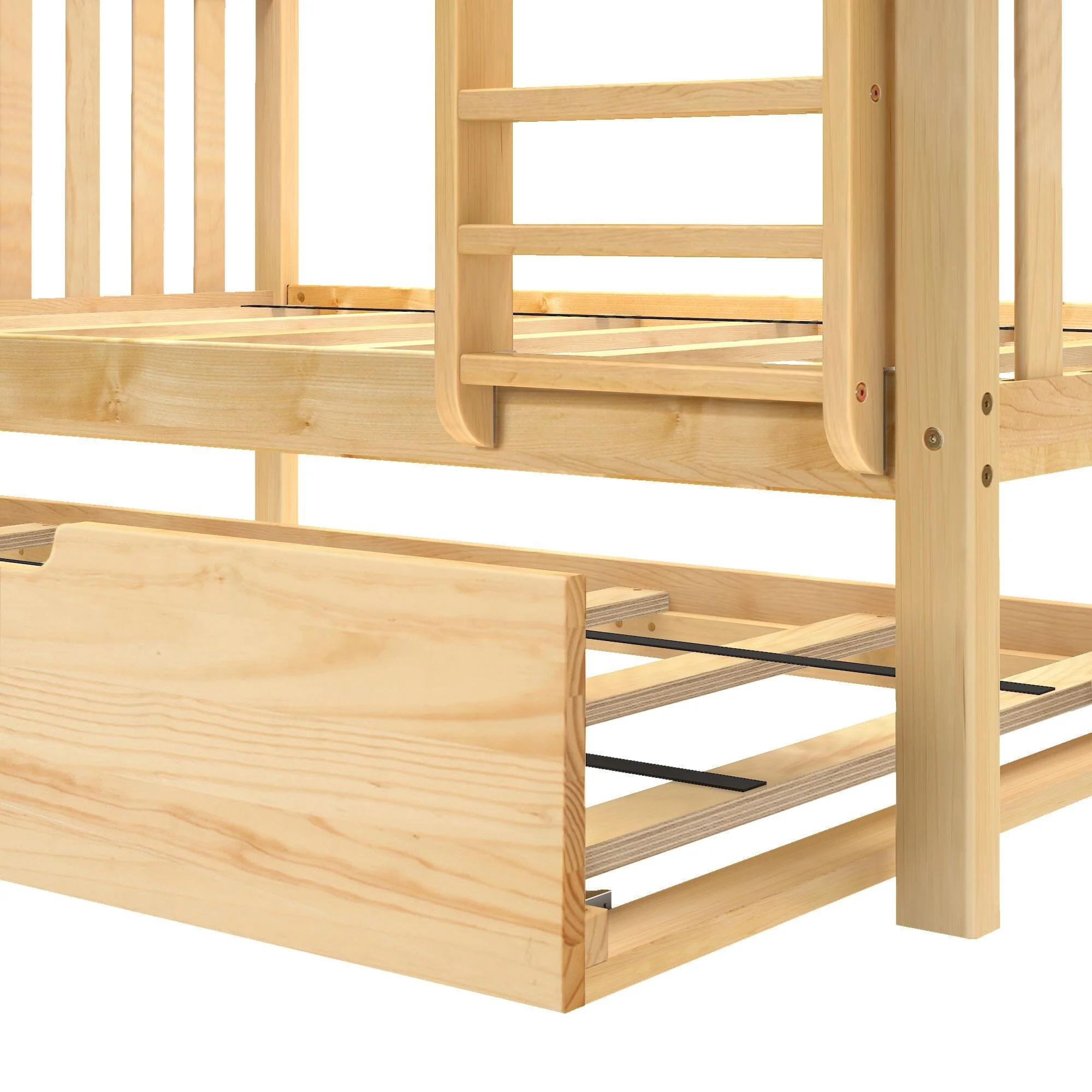 Full Over Full Bunk Bed With Trundle - Image 21