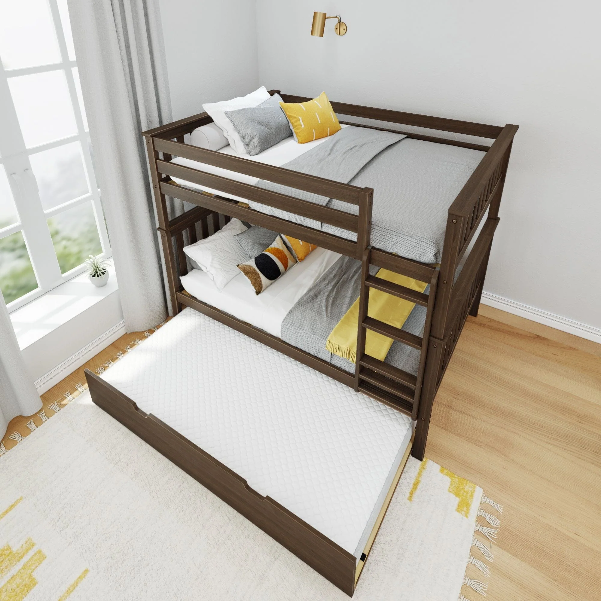Full Over Full Bunk Bed With Trundle - Image 36