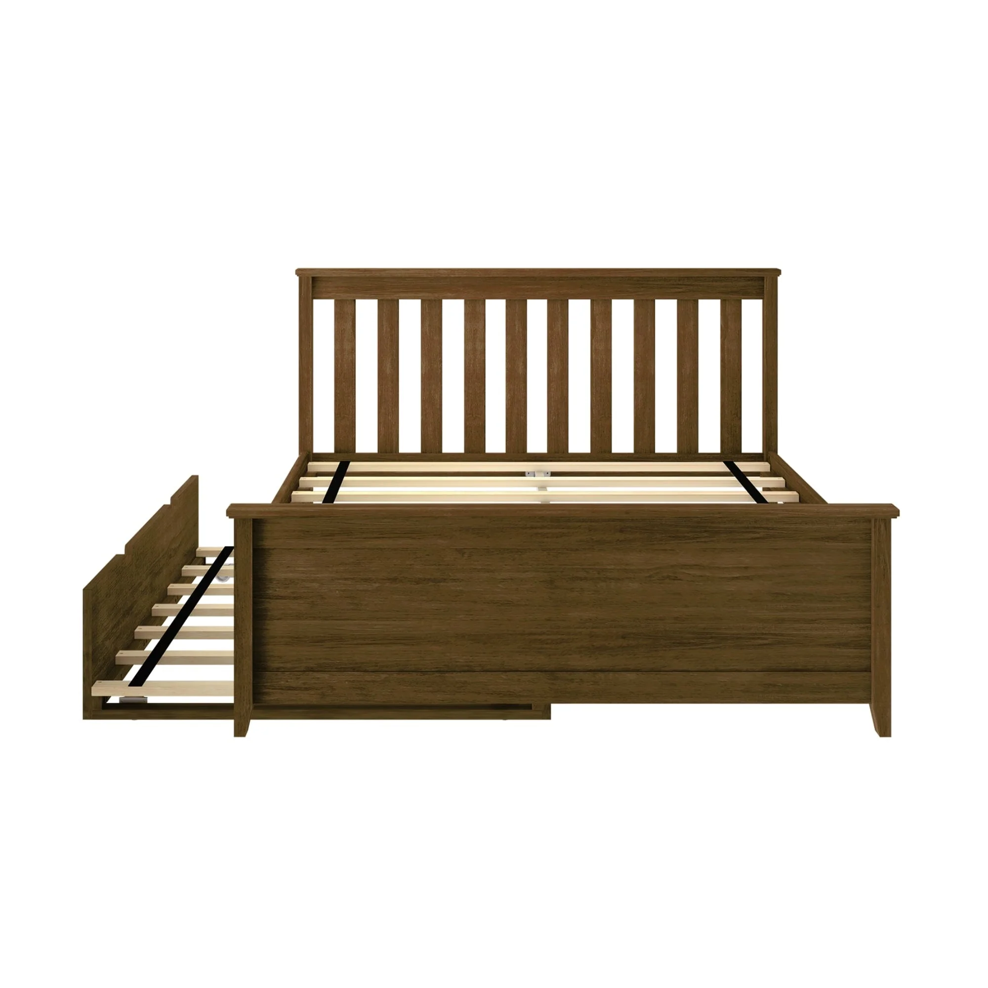 Full Slatted Bed With Trundle - Image 17