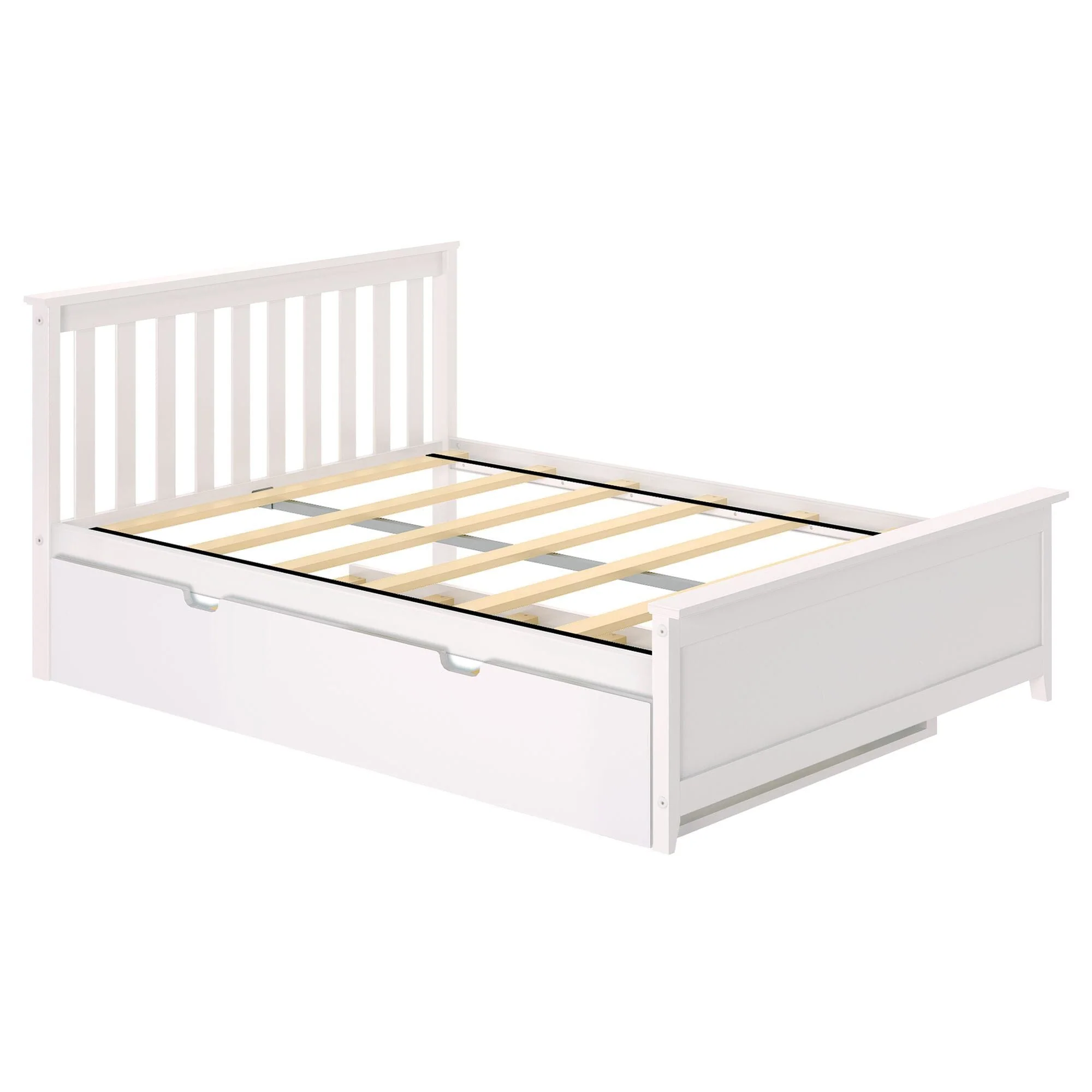 Full Slatted Bed With Trundle - Image 19