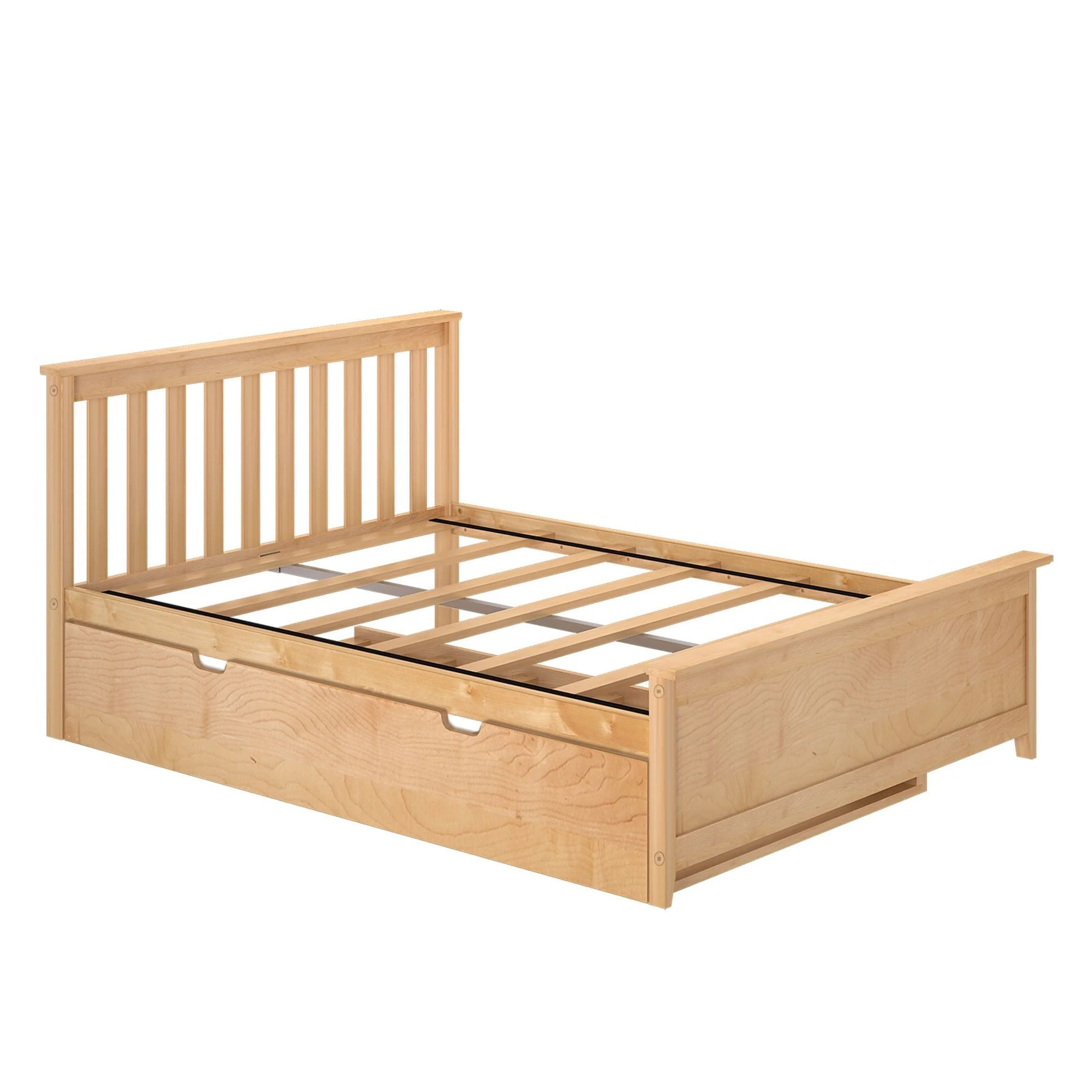 Full Slatted Bed With Trundle - Image 20