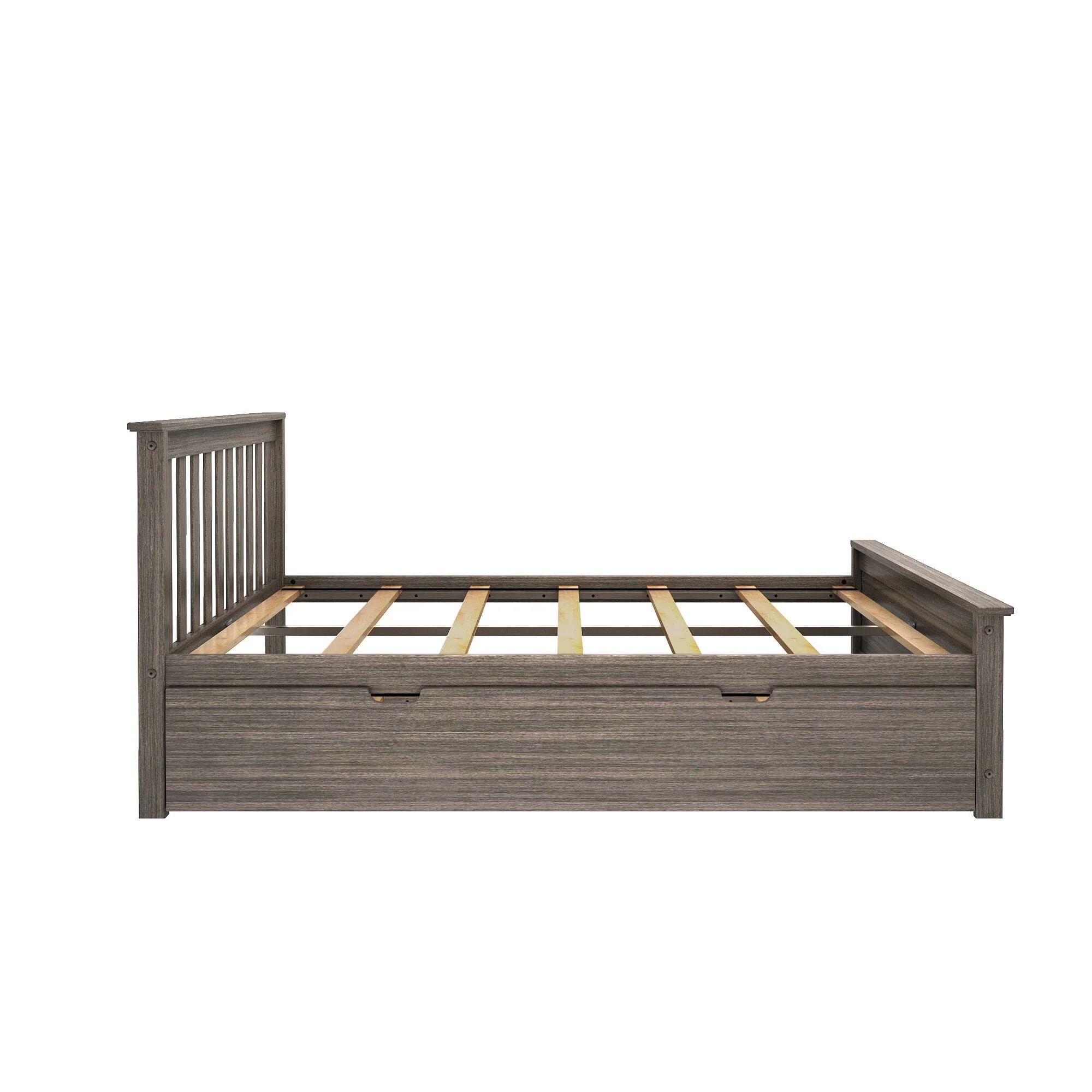 Full Slatted Bed With Trundle - Image 22