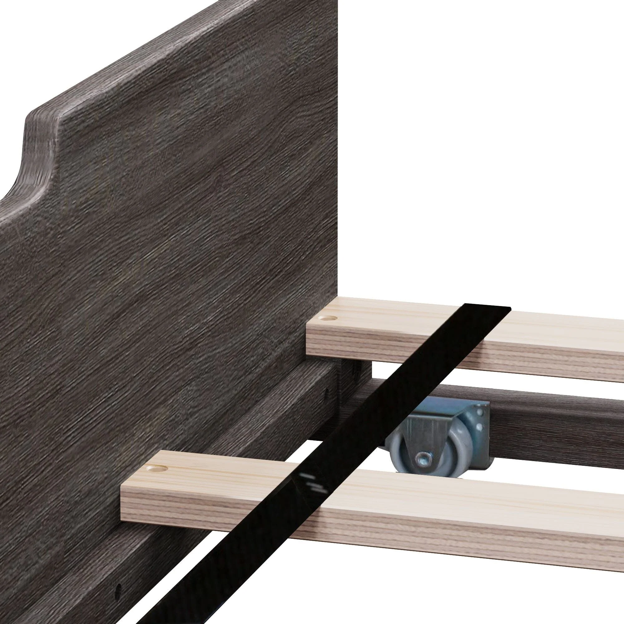 Full Slatted Bed With Trundle - Image 28