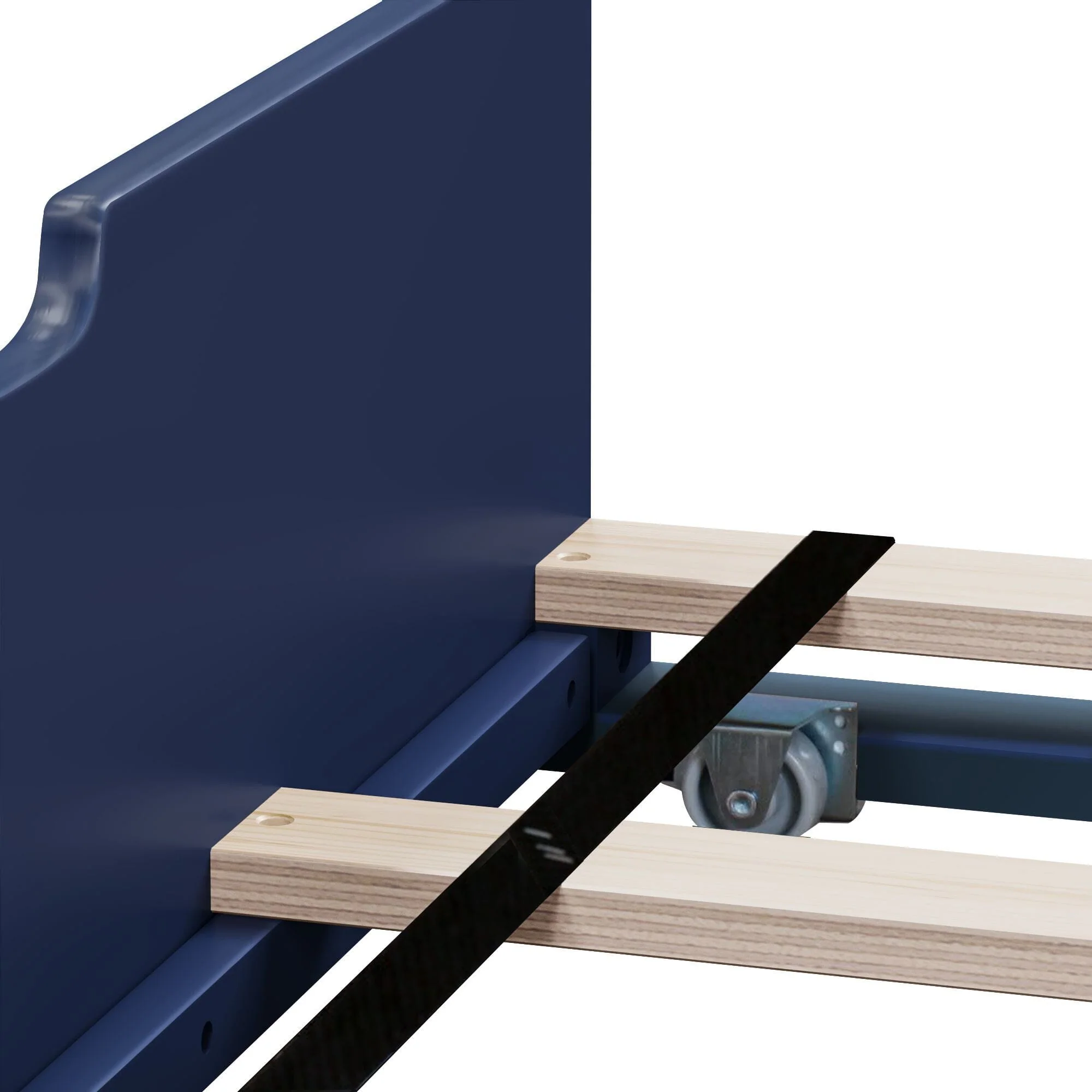 Full Slatted Bed With Trundle - Image 33