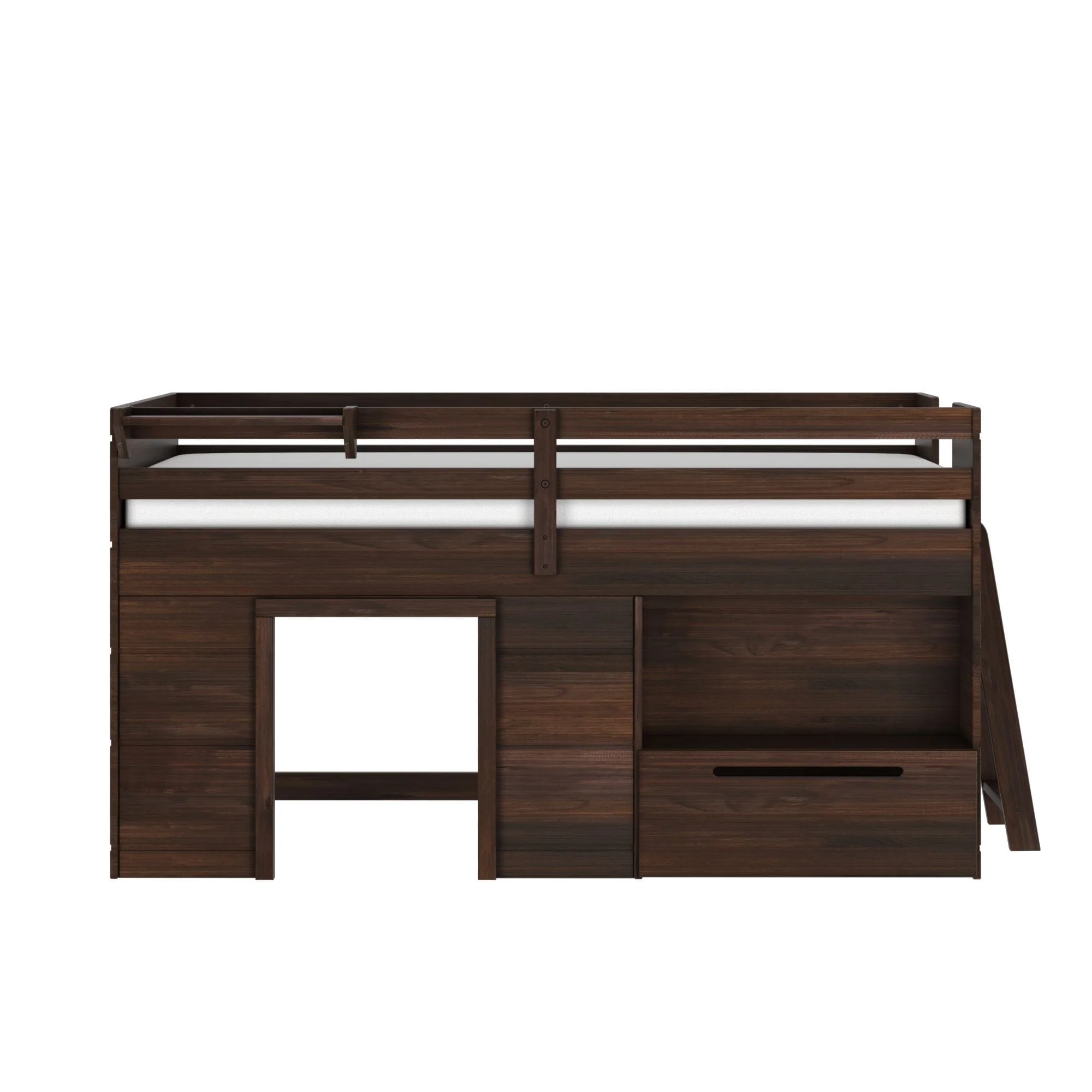Modern Farmhouse Play & Store Low Loft Bed - Image 13
