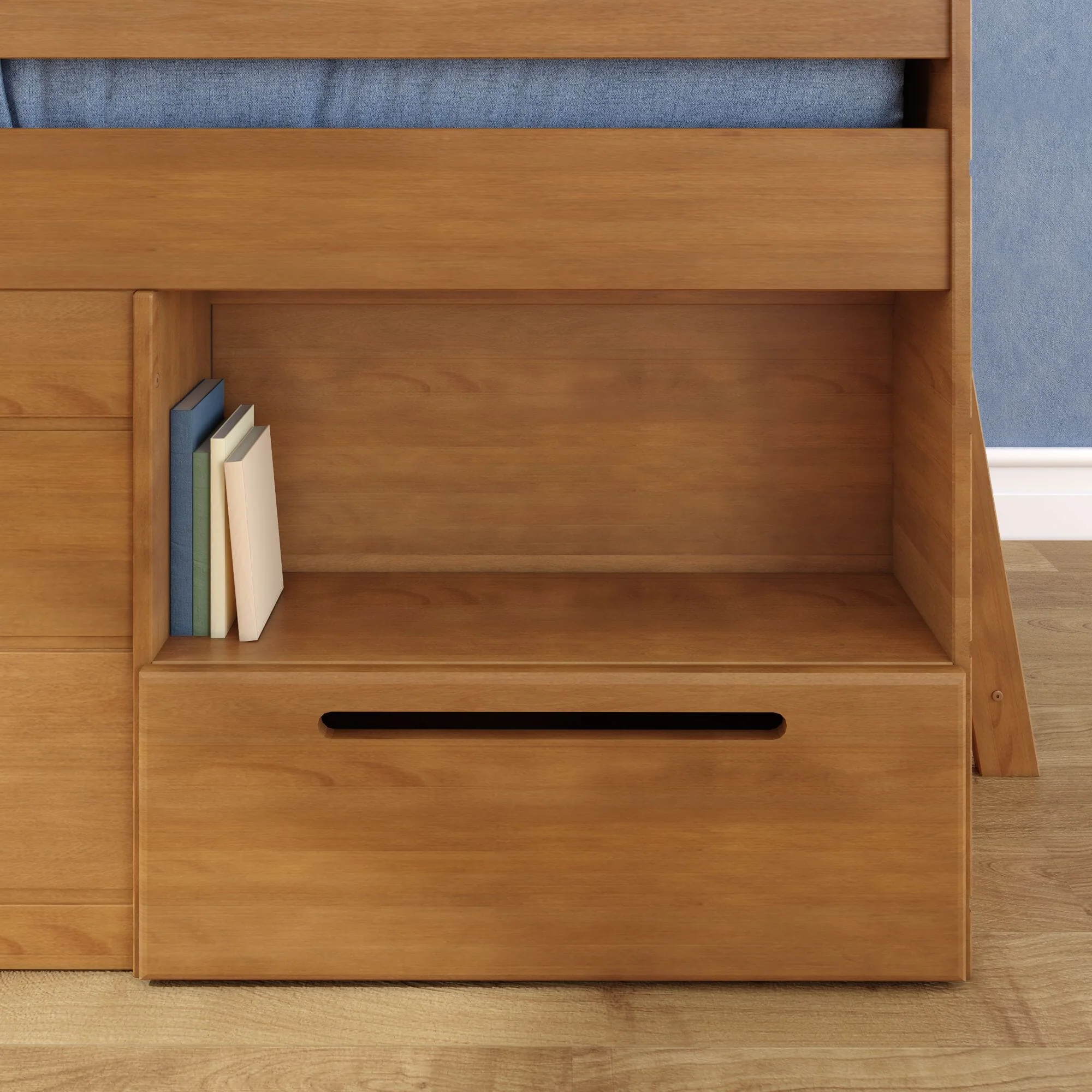 Modern Farmhouse Play & Store Low Loft Bed - Image 20
