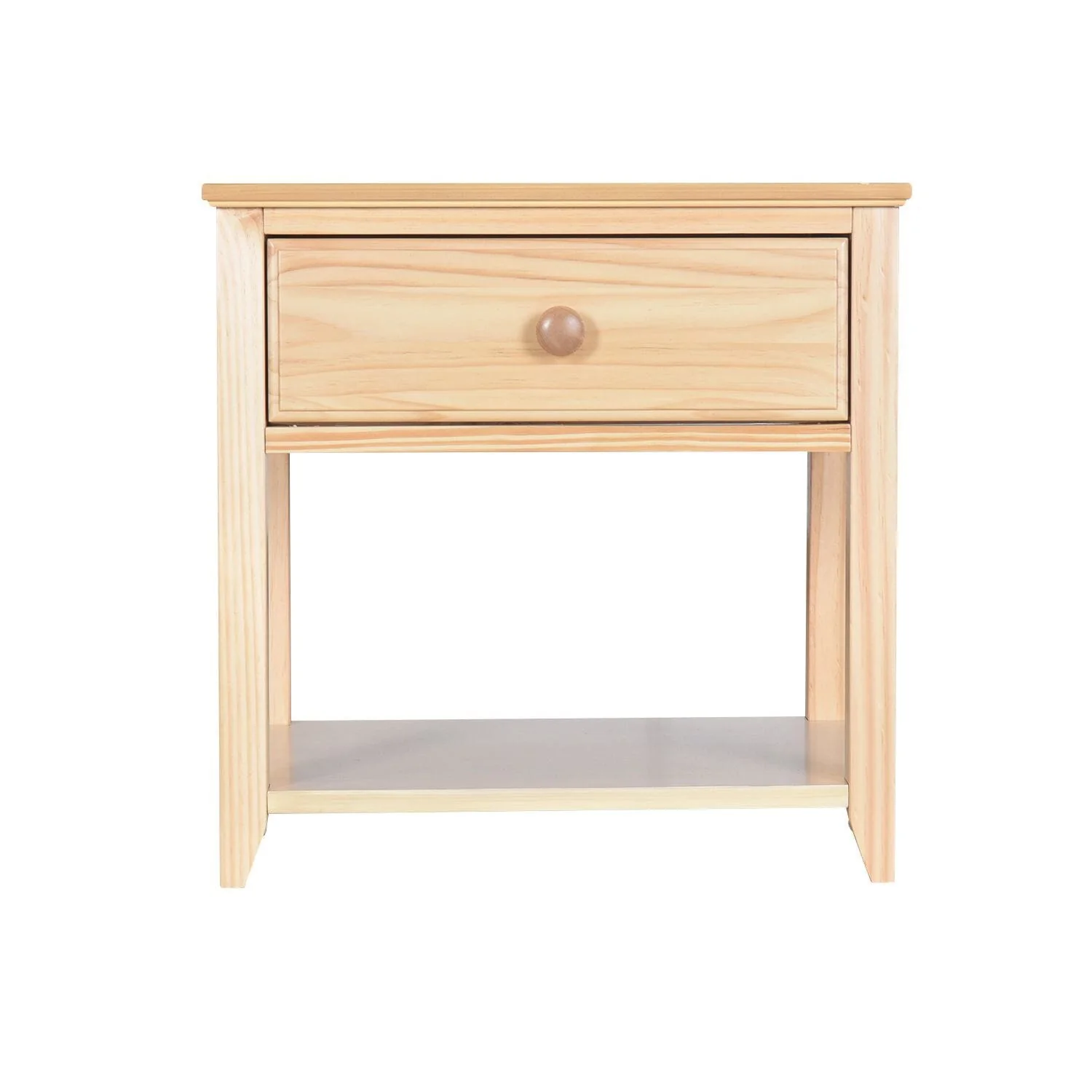 Nightstand with Drawer and Shelf - Image 12