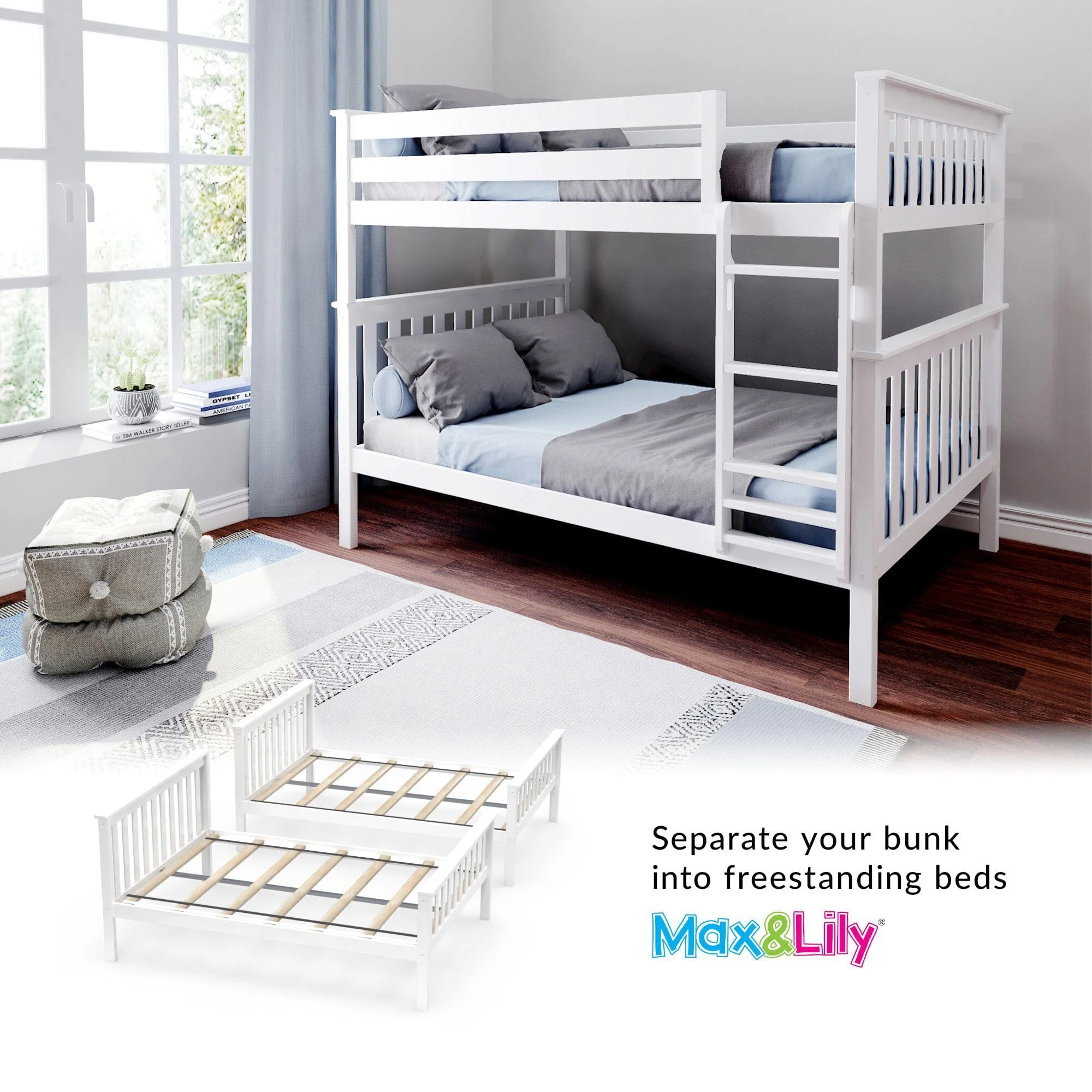 Full Over Full Bunk Bed - Image 21