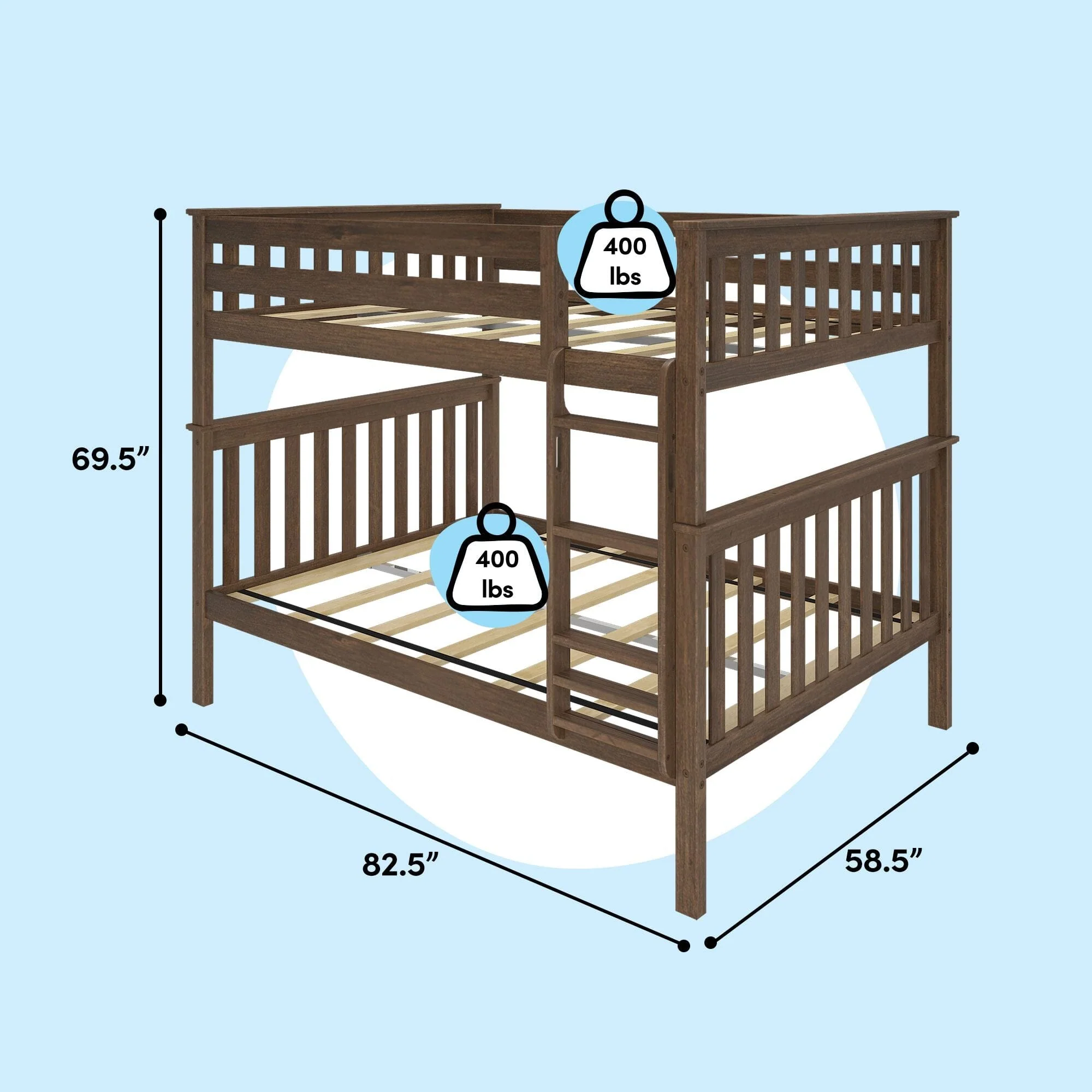 Full Over Full Bunk Bed - Image 28
