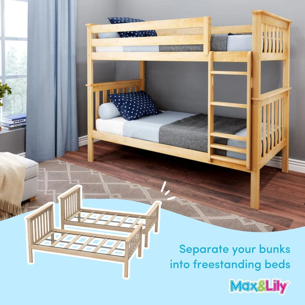 Twin Over Twin Bunk Bed - Image 32