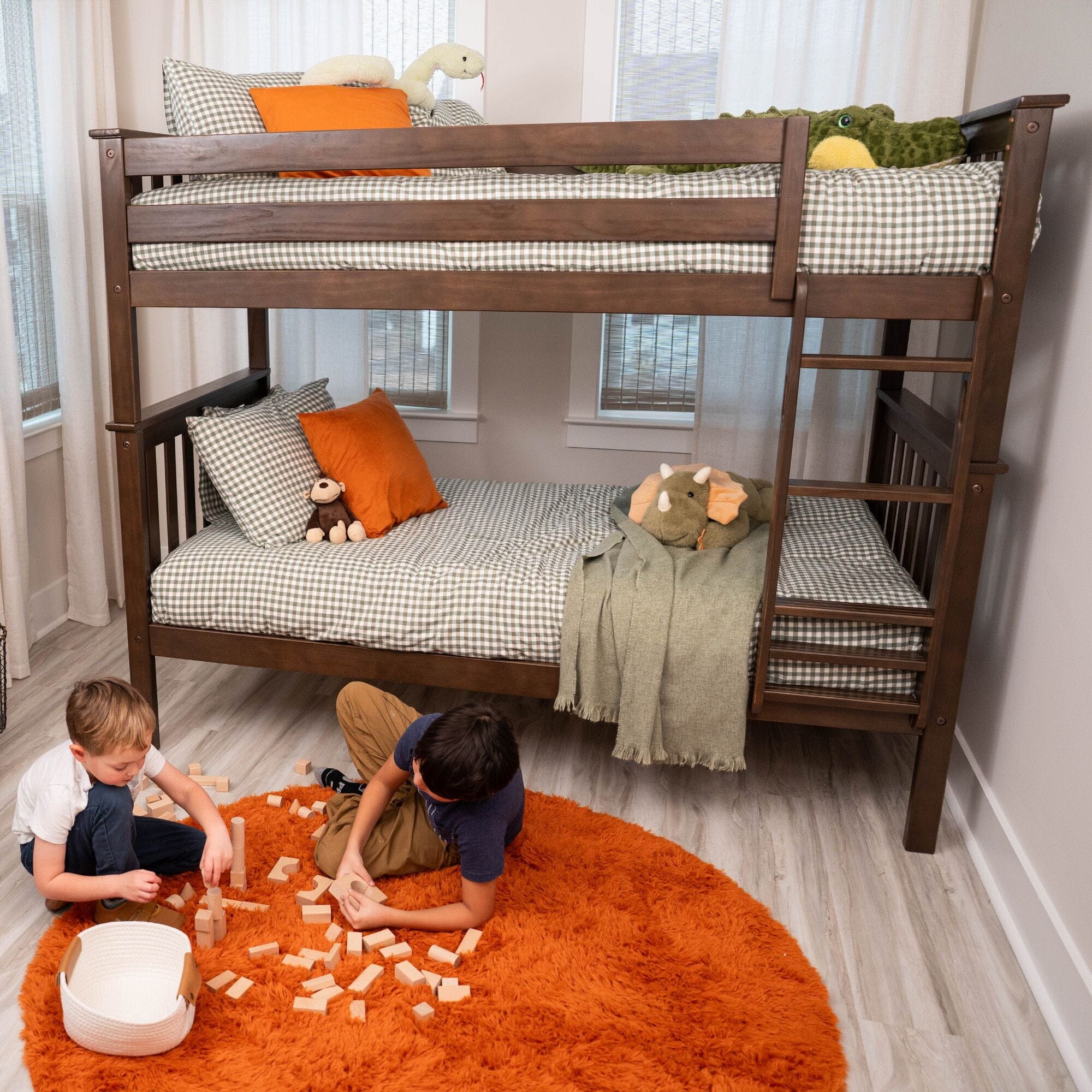 Twin Over Twin Bunk Bed - Image 6