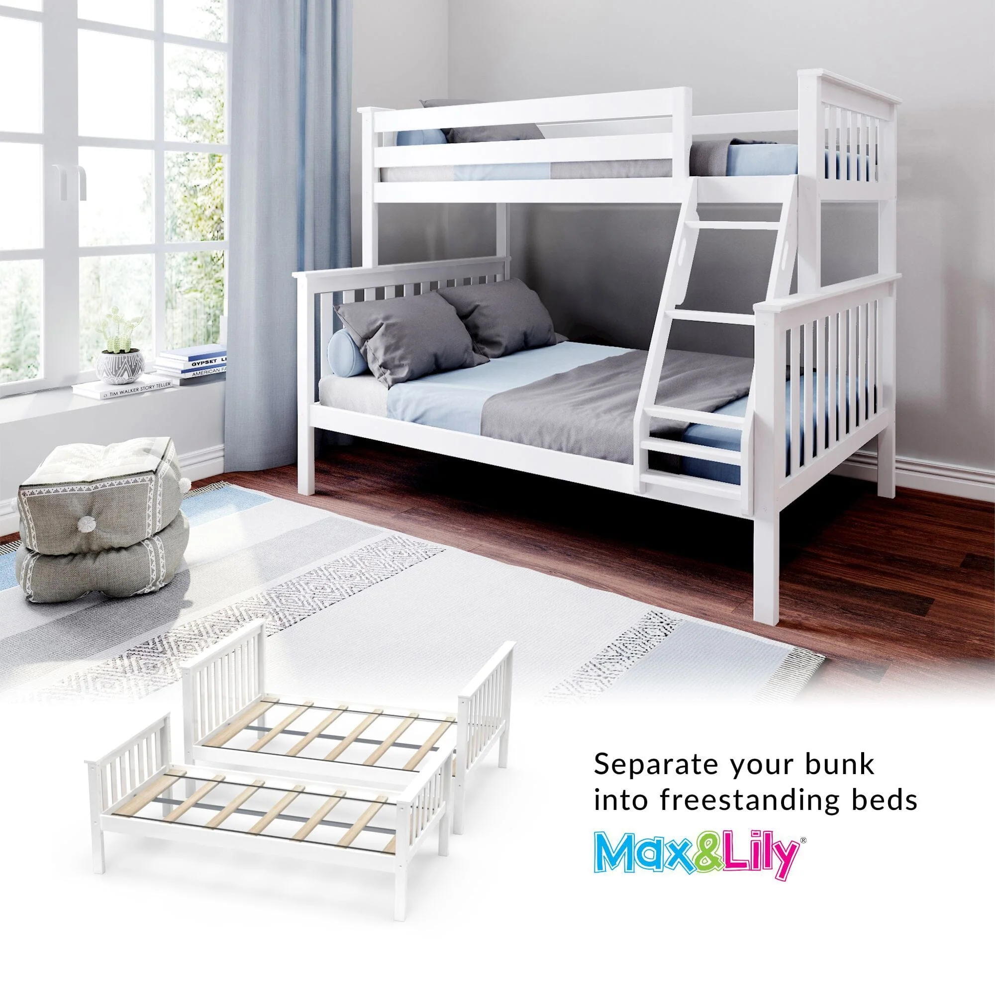 Twin Over Full Bunk Bed - Image 27