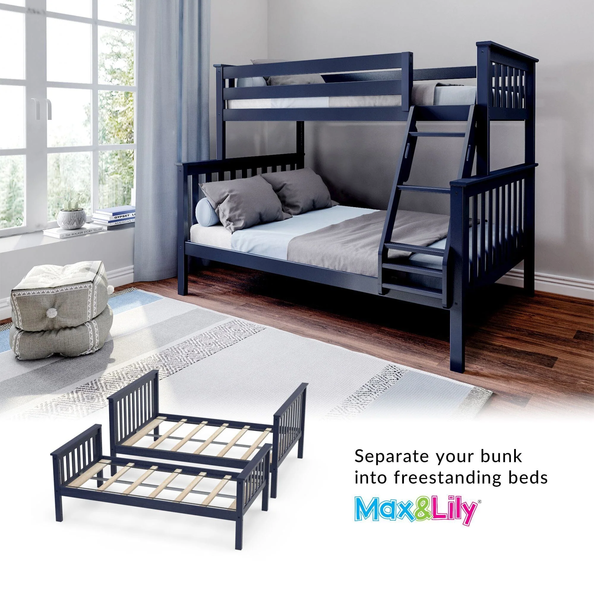 Twin Over Full Bunk Bed - Image 28