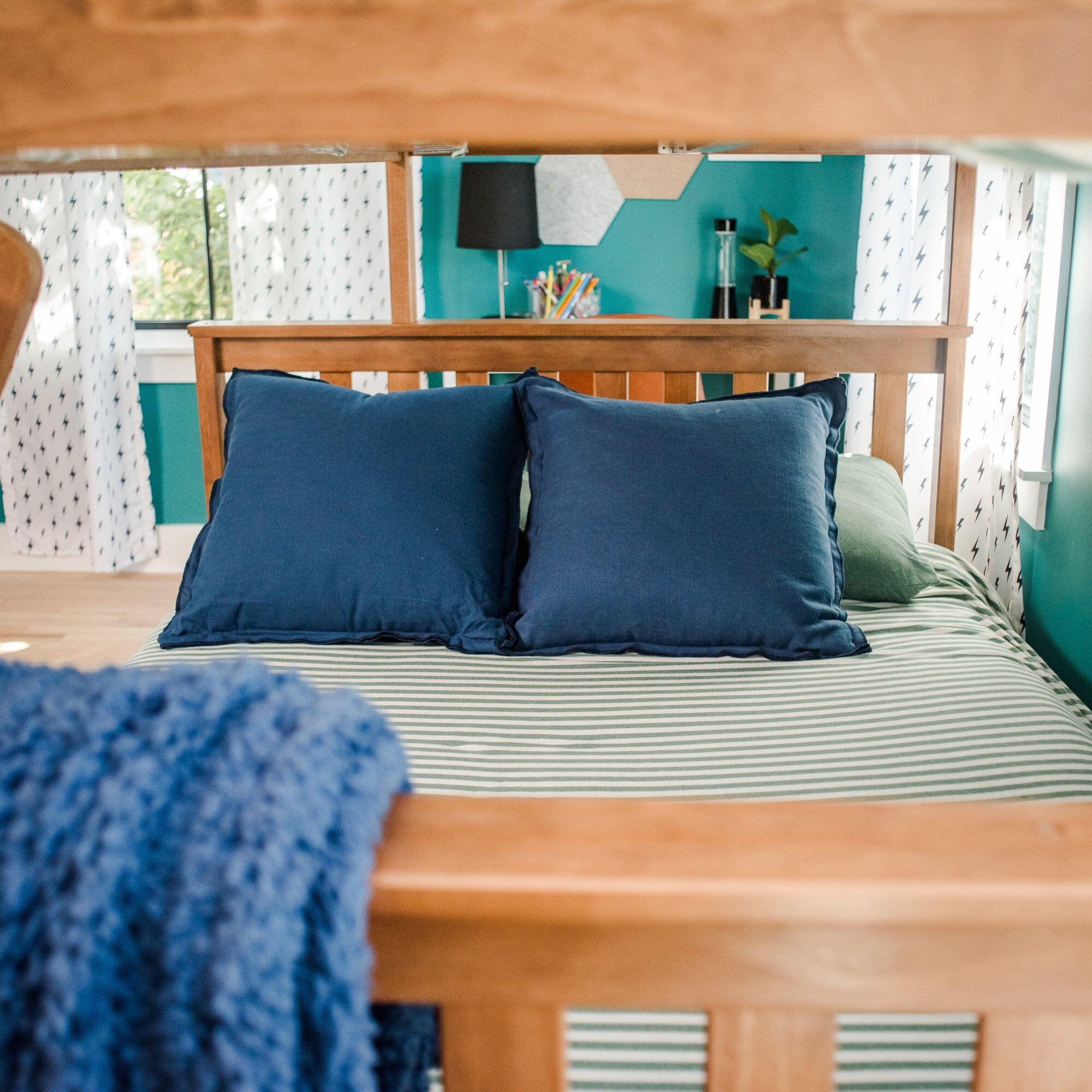 Twin Over Full Bunk Bed With Storage Drawers - Image 16