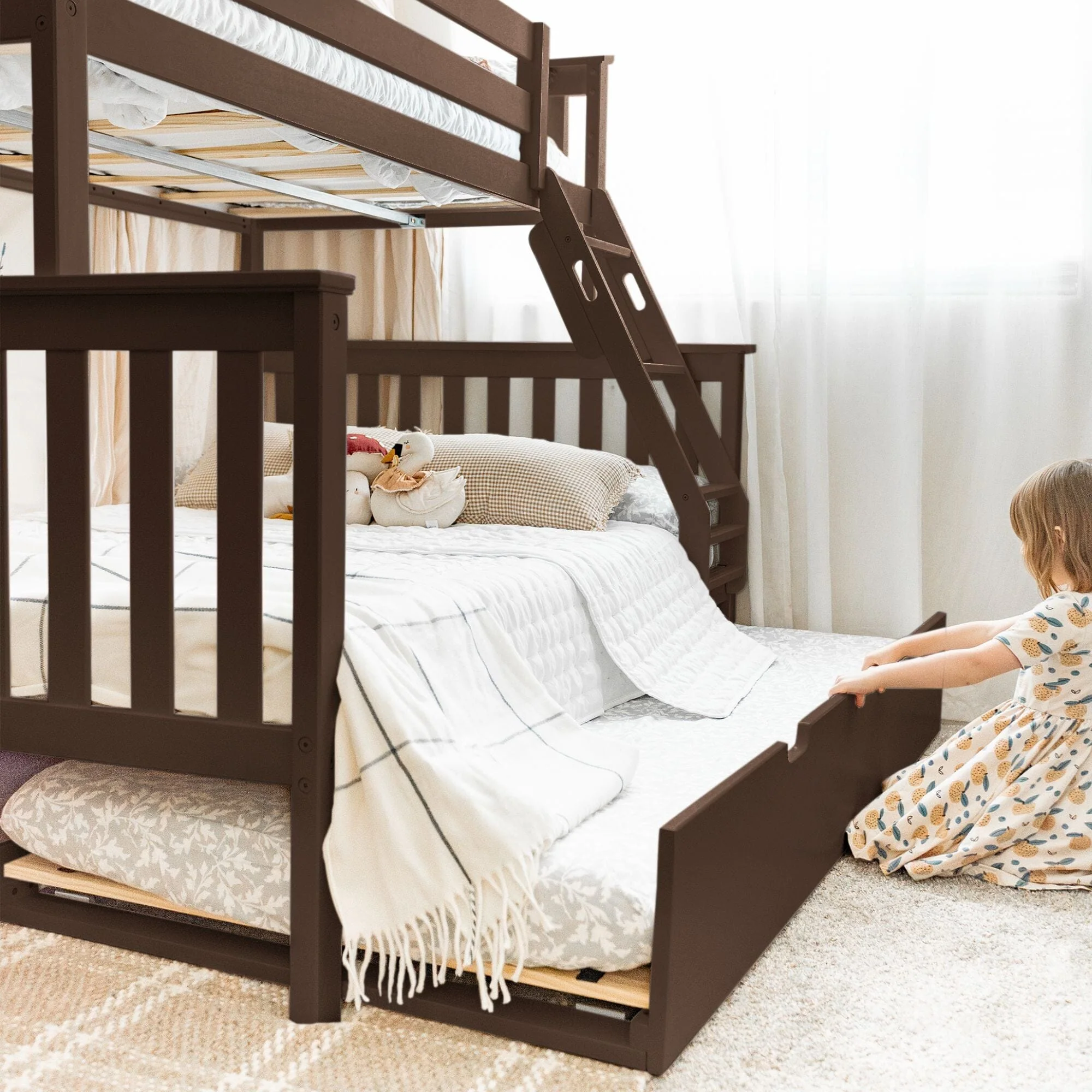 Twin Over Full Bunk Bed With Trundle - Image 10
